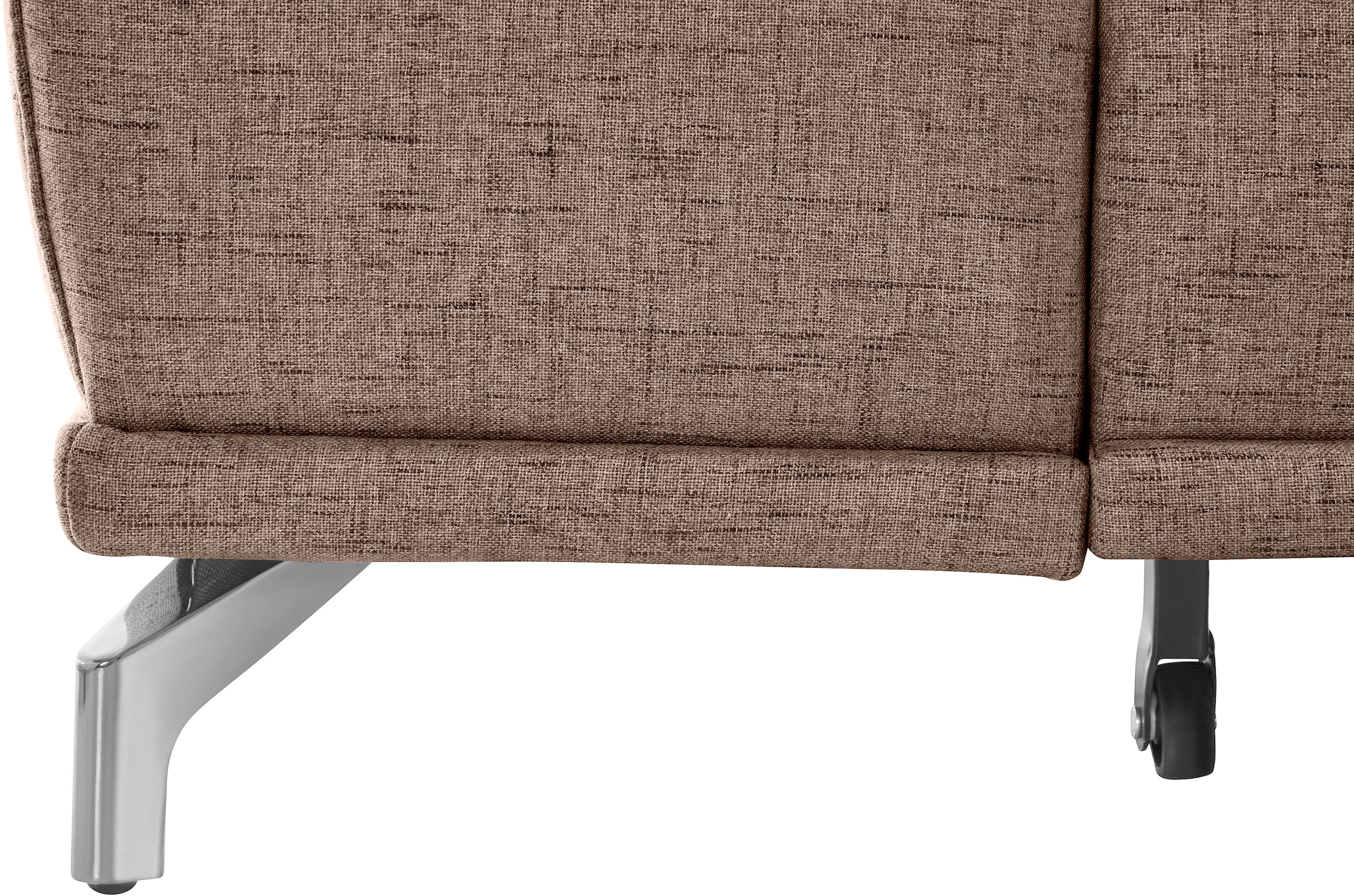 Places of Style Ecksofa Costello, mit Sitztiefenverstellung und Armlehnfunktion, incl. 3 Nierenkissen