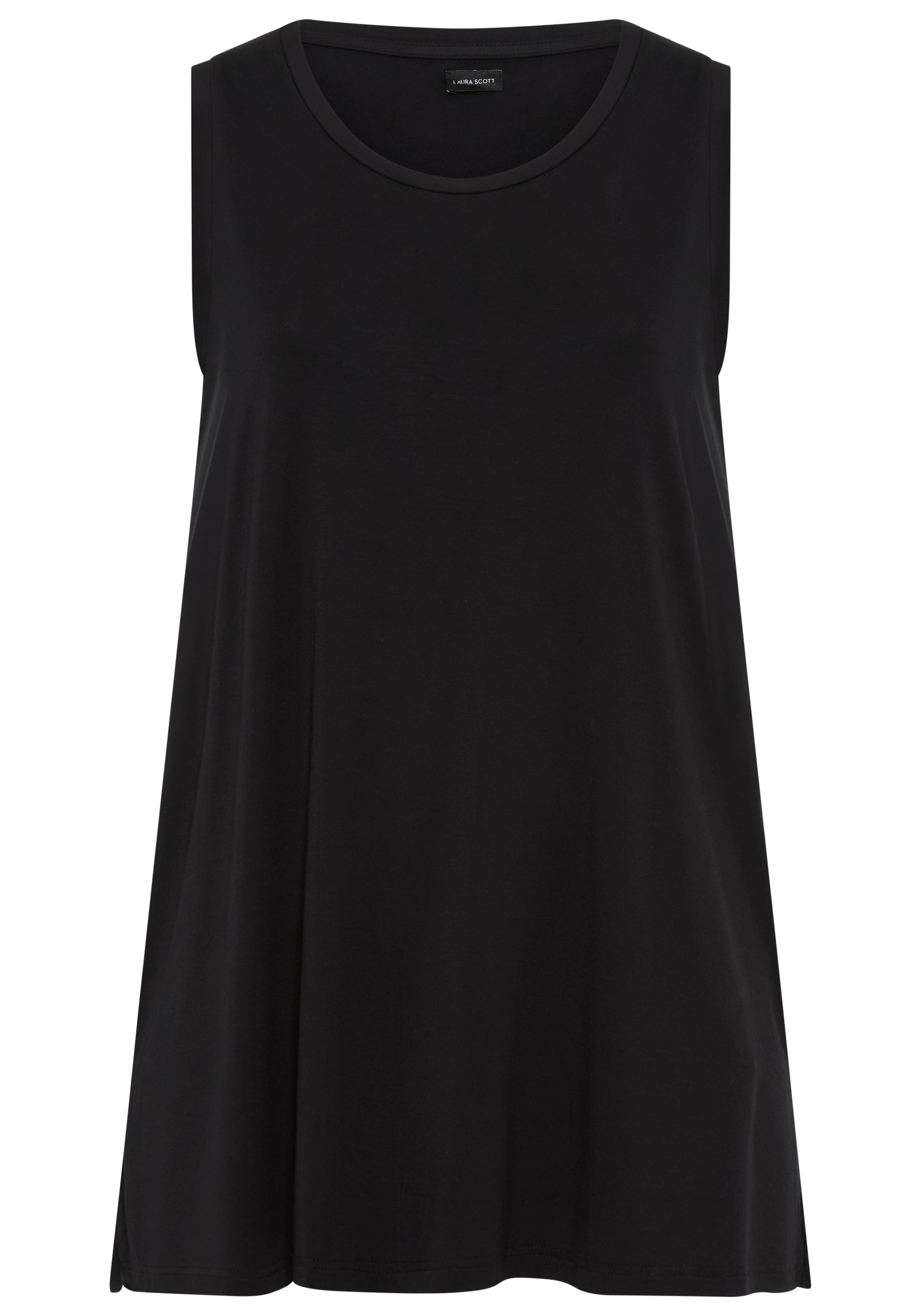 Laura Scott CURVE Longtop, aus fließendem Jersey mit lockerem Schnitt - GROSSE GRÖSSE