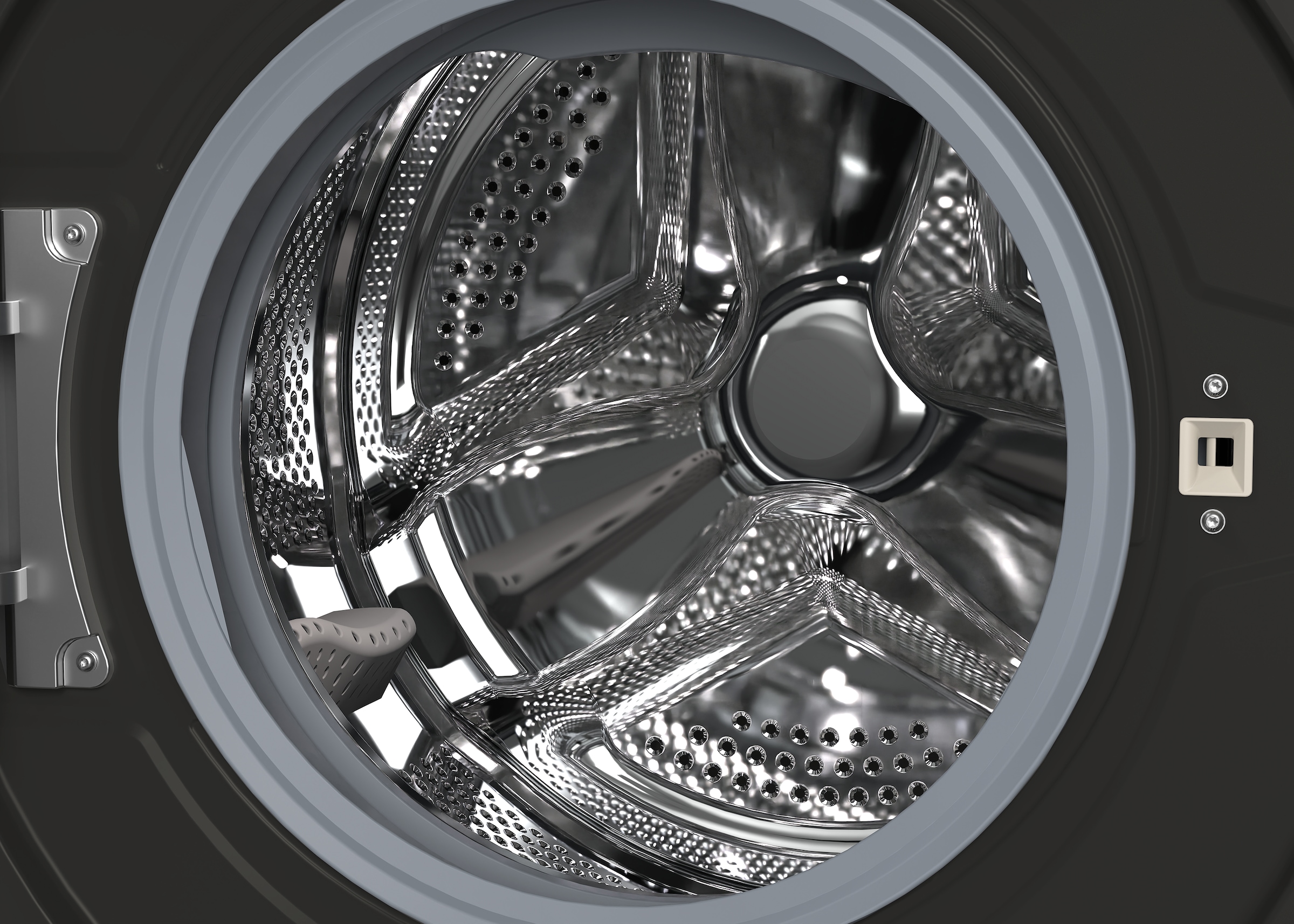 Sharp Waschmaschine Mid Class »ES-WNFB214CMDA-DE« 12 kg 1400 U/min 12kg / +WIFI / A-20% / black Doorring+knob/Steam/
Mat Black