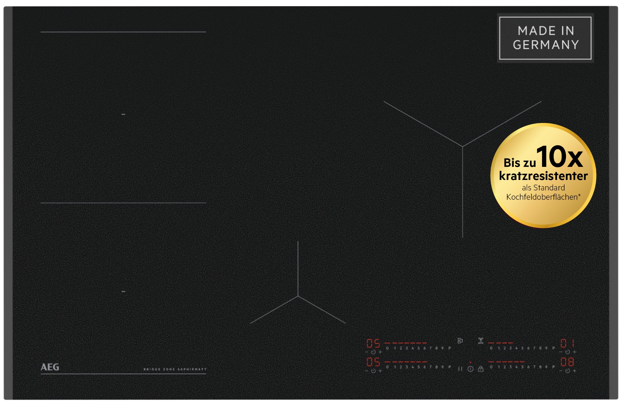 AEG Induktions-Kochfeld "TII84B0FFZ" SaphirMatt- 4x kratzresistentere Oberf günstig online kaufen