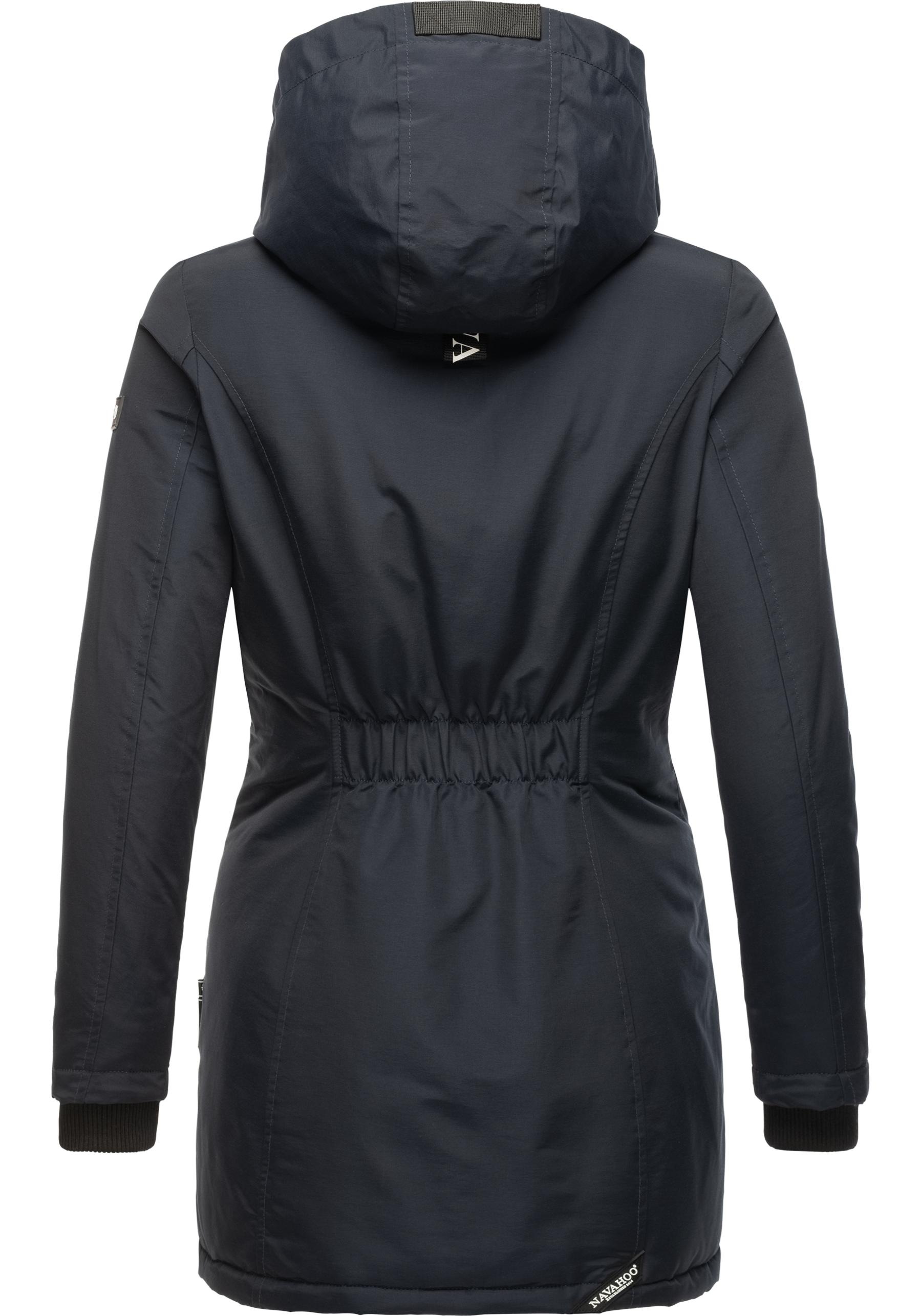 Navahoo Winterjacke »Blizzardstorm«, mit Kapuze, Warm gefütterter Wintermantel mit Kapuze