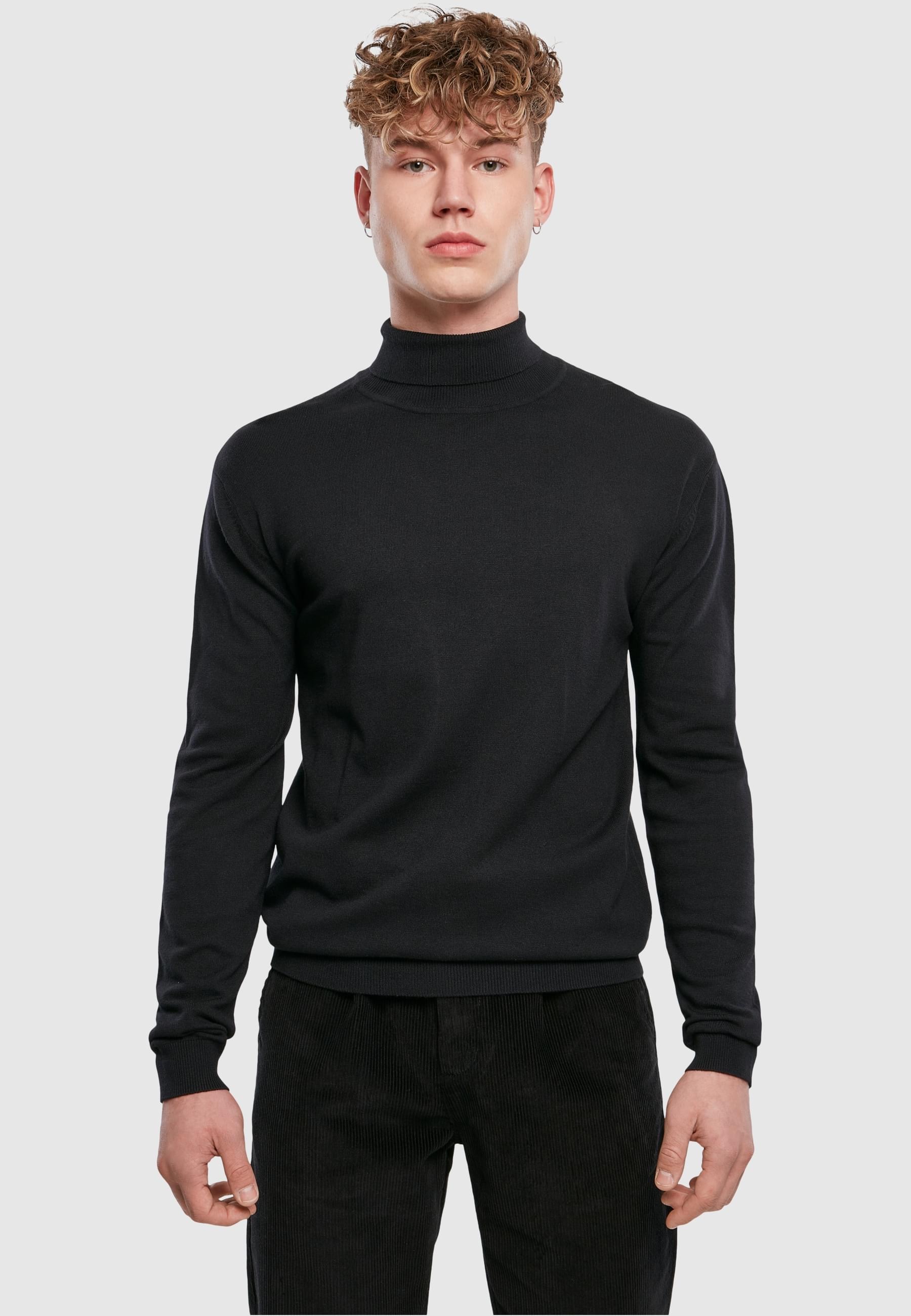 URBAN CLASSICS Rundhalspullover »Urban Classics Herren Basic Turtleneck Sweater«