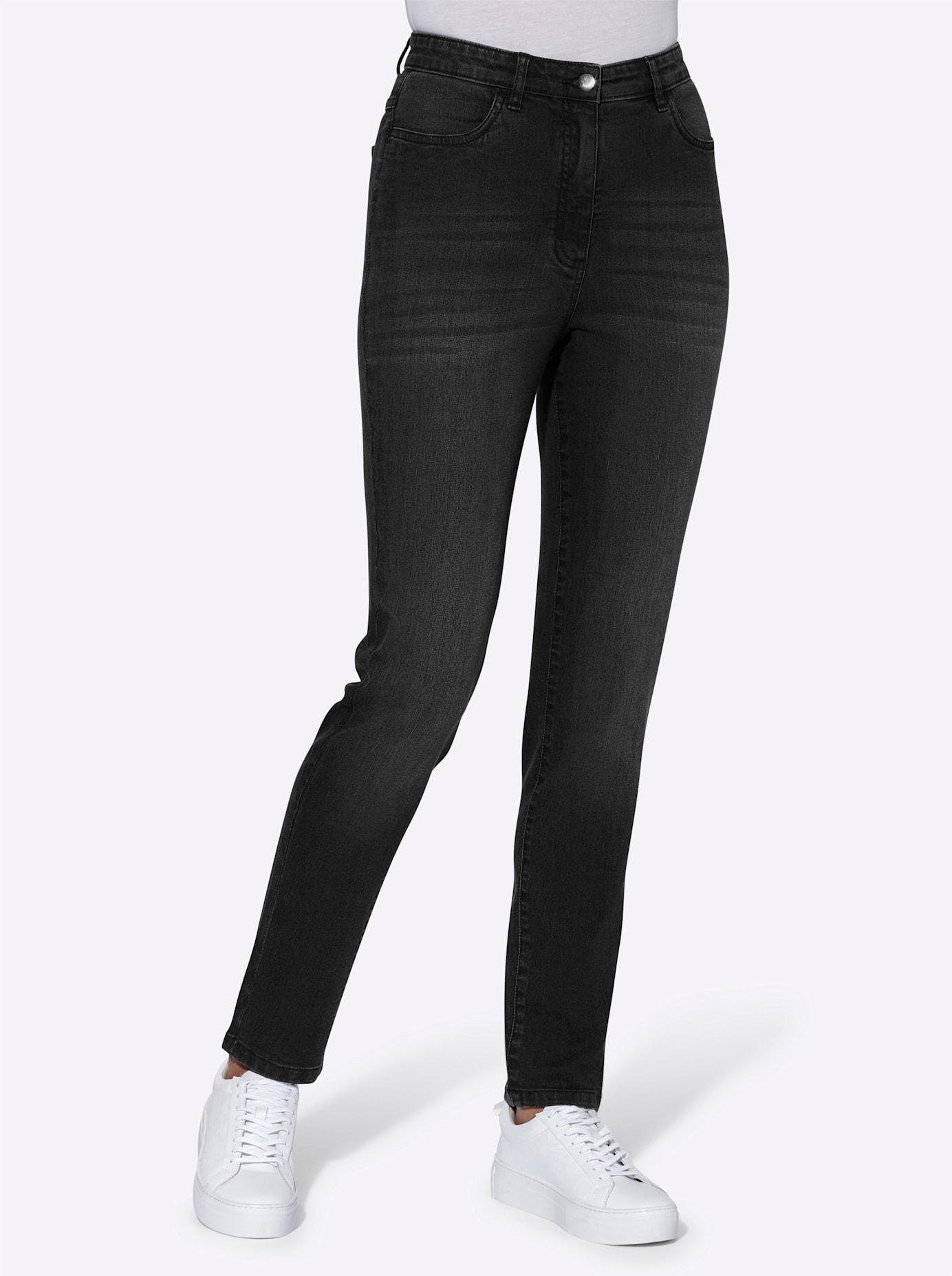 Classic Basics High-waist-Jeans 1 Stk. günstig online kaufen