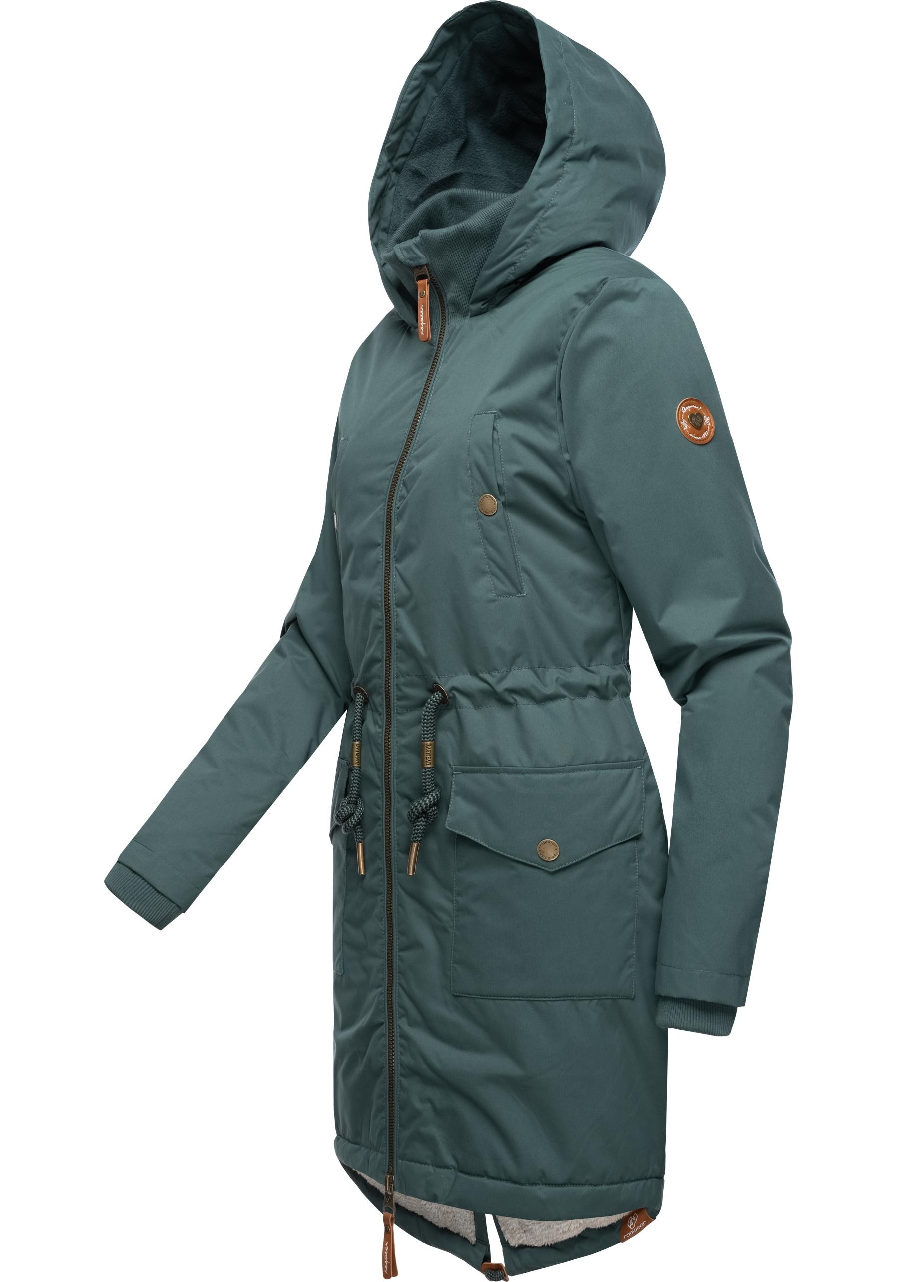 Ragwear Wintermantel »Crescend«, stylischer Winterparka mit Kapuze und  Teddyfleece online bestellen | BAUR