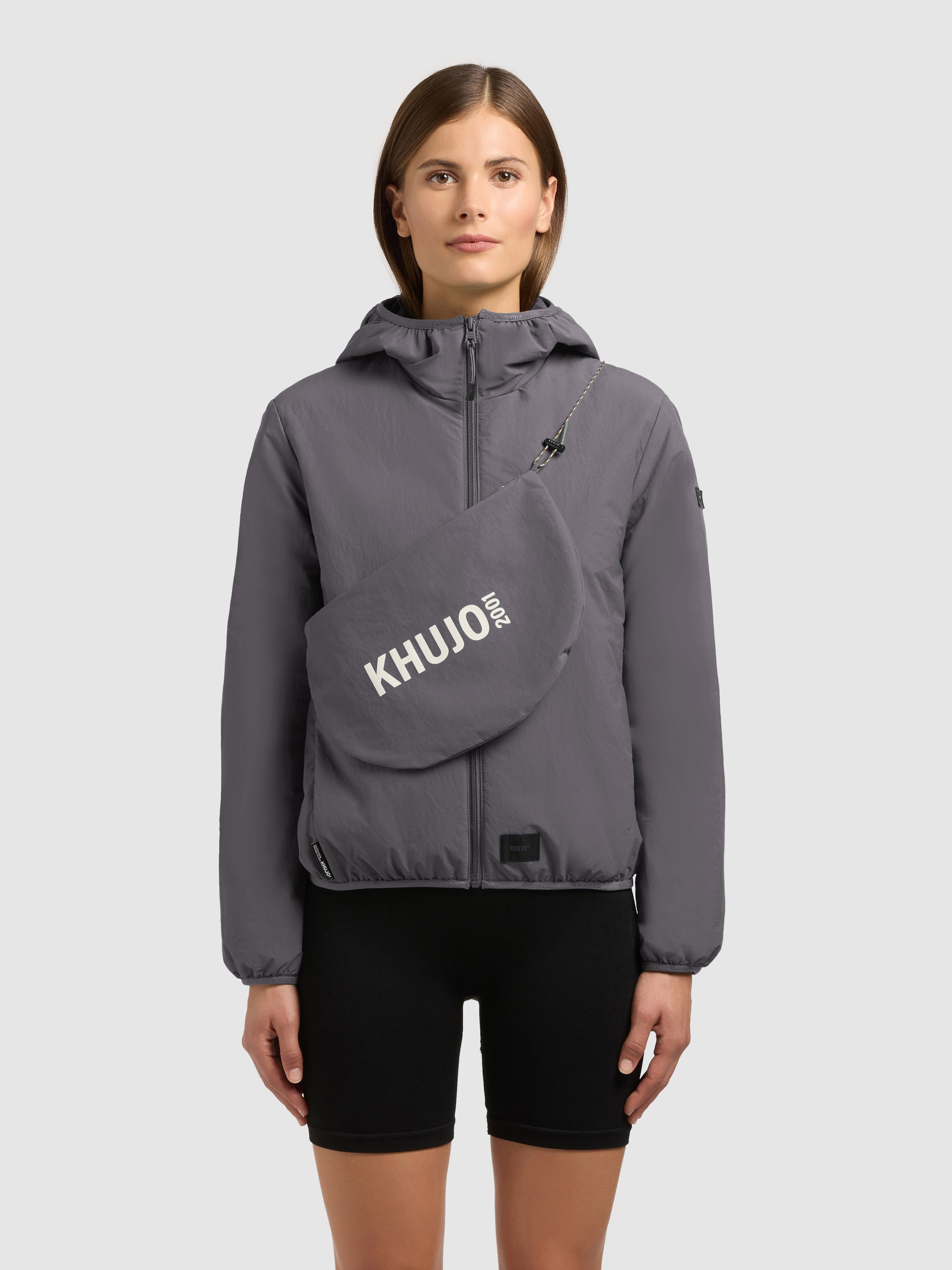 khujo Blouson "SHELLY2 WITH BAG" mit Kapuze