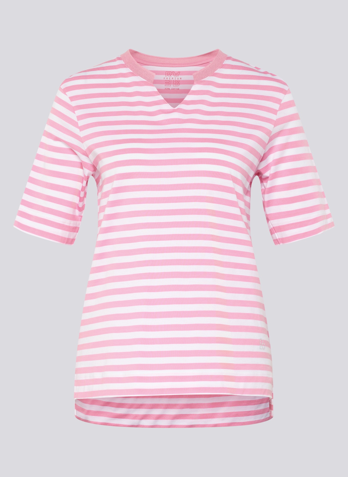 Print-Shirt RABE "T-Shirt", Damen, Gr. 50, rosa, 100%Baumwolle, gerade, Shirts 2