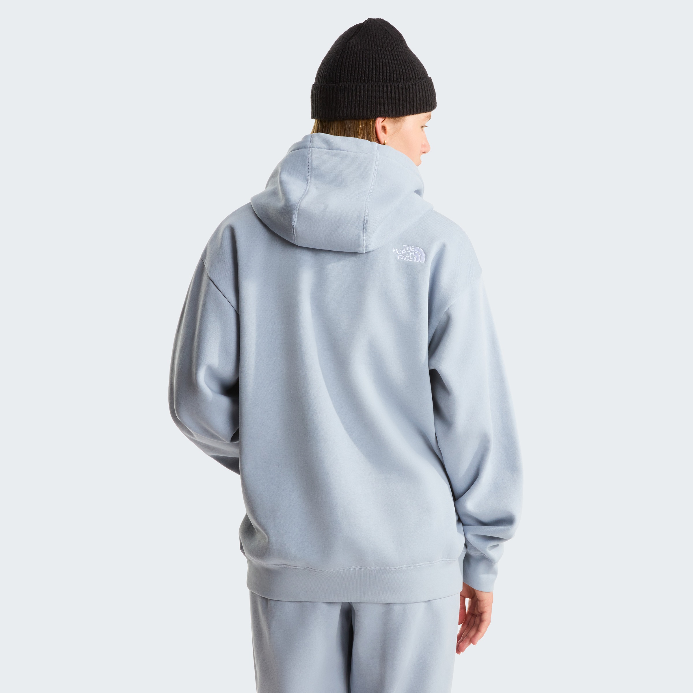 The North Face W Essential Oversize Hoodie Frost Grey L 4