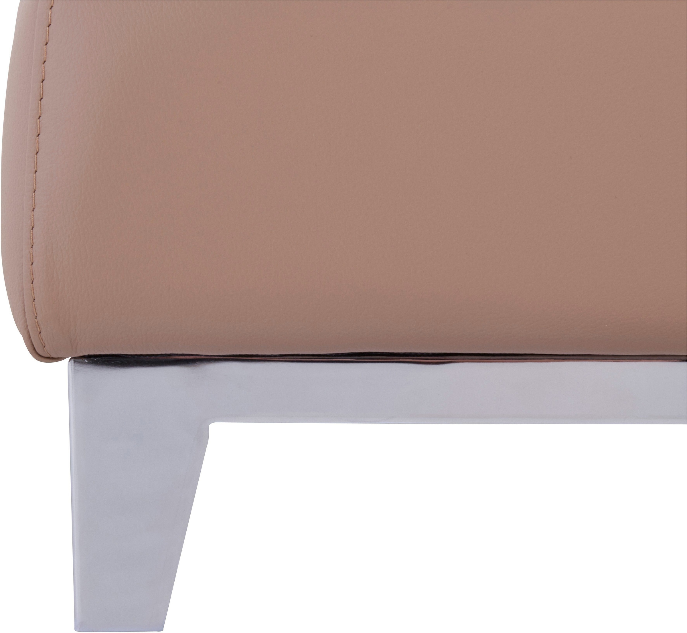COTTA Polstergarnitur »Teresa L-Form«, (Set), Set bestehend aus: Ecksofa mit Kopfteilverstellung & Hocker