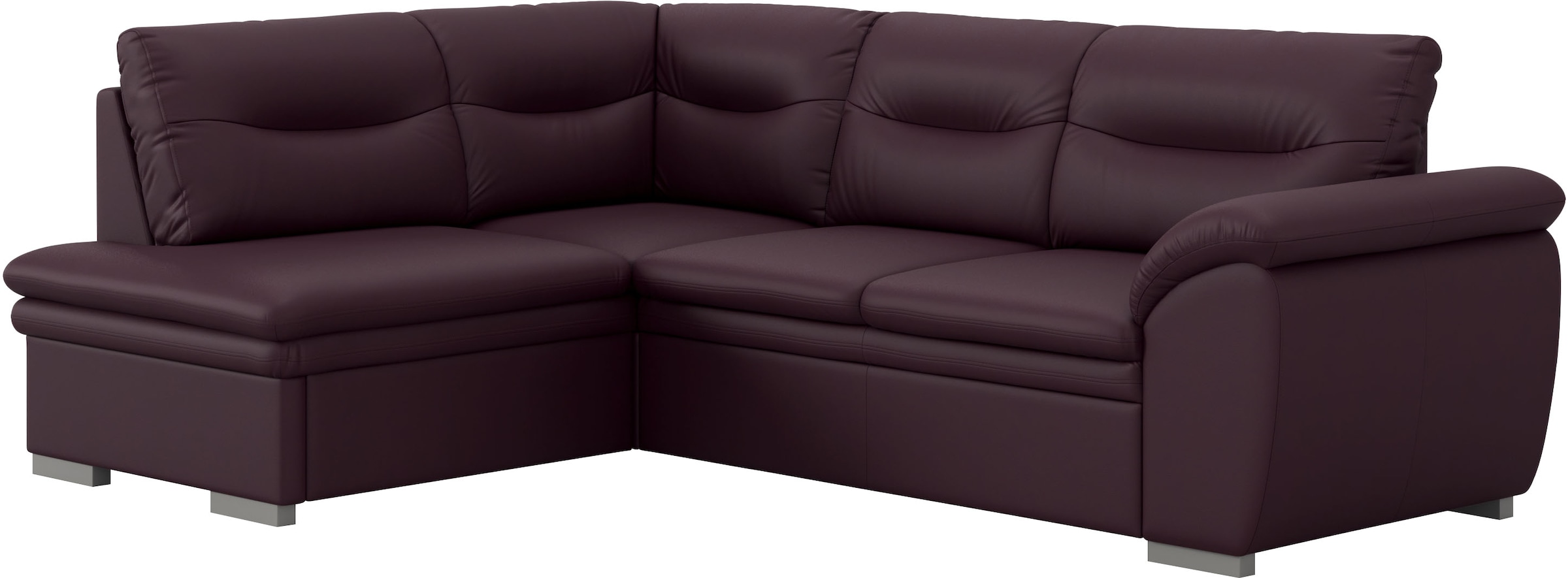 COTTA Ecksofa »Leandra L-Form«, wahlweise mit Bettfunktion & Bettkasten