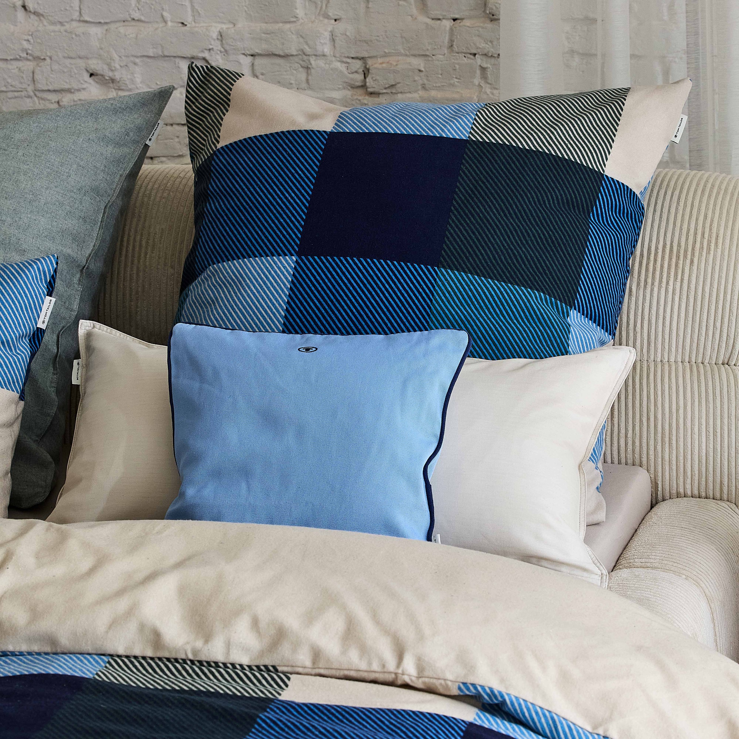 TOM TAILOR HOME Bettwäsche »BOLD MOSAIC in Gr. 135x200cm, 155x220cm oder 200x220cm«, new bedroom, gewebtes Label