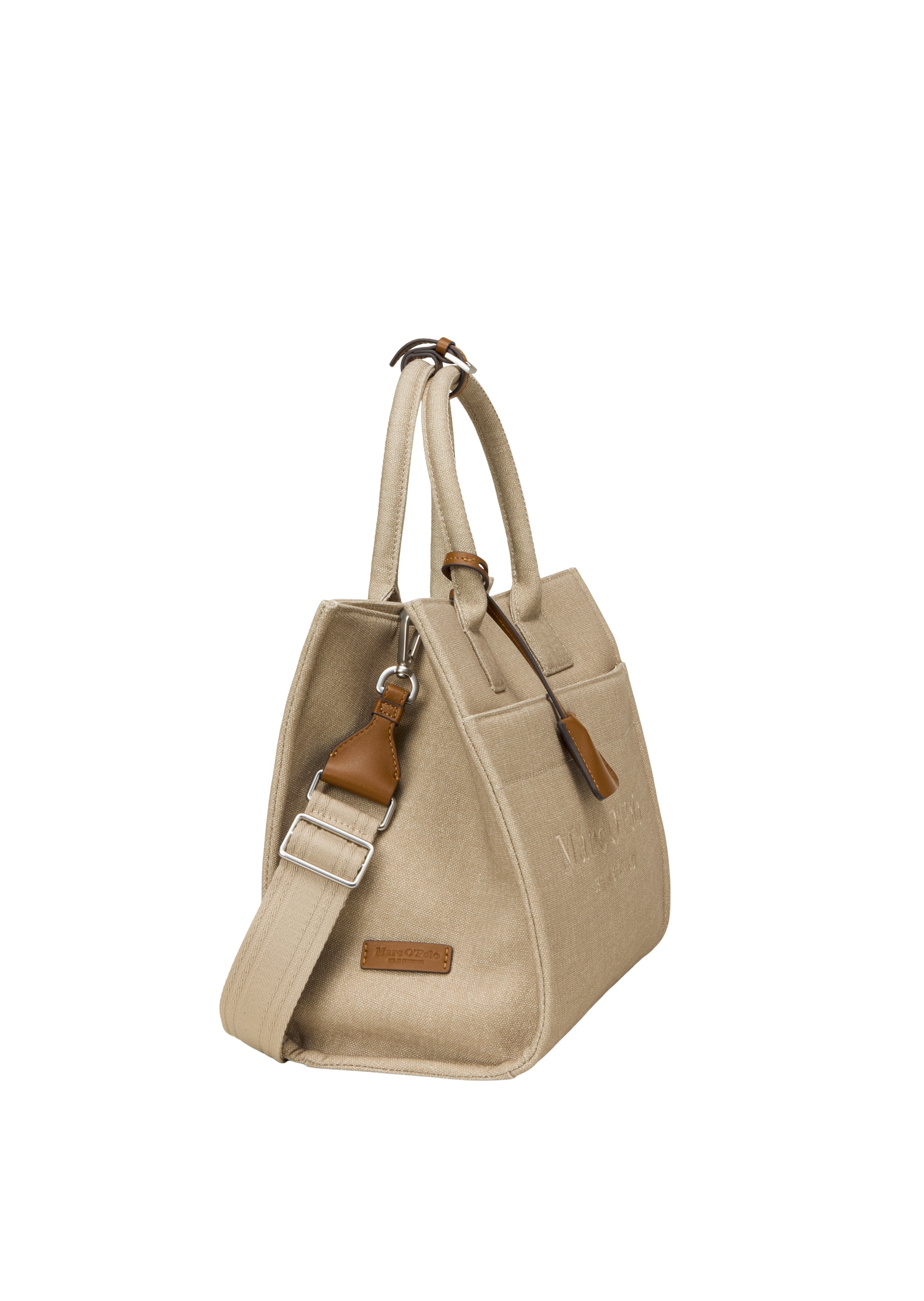 Marc O'Polo Accessories Shopper »Mara« Schultertasche, Henkeltasche mit Lederanhänger