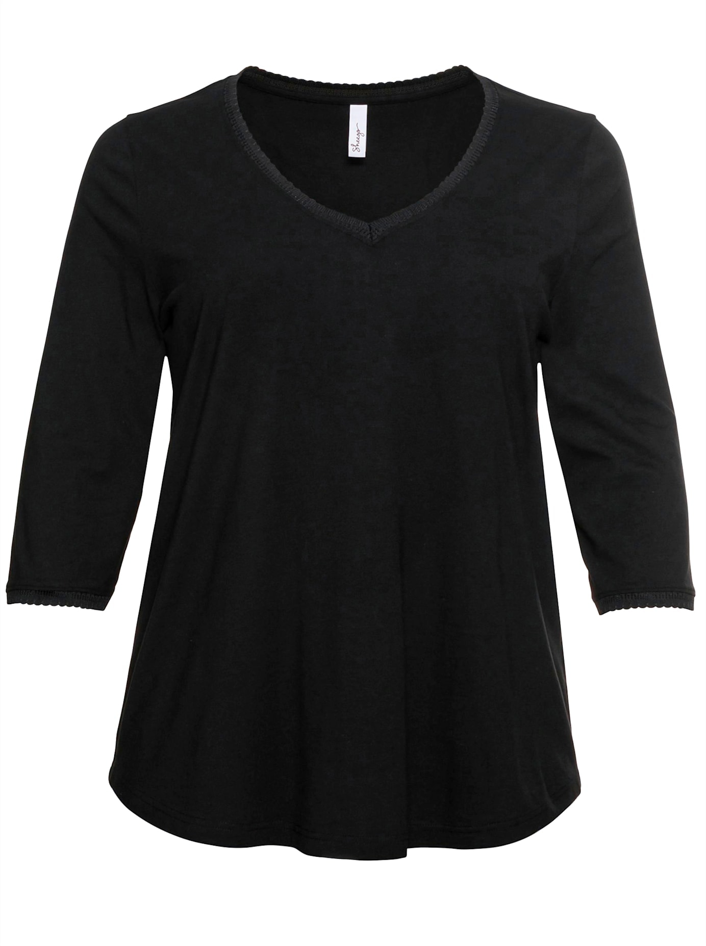 Sheego 3/4-Arm-Shirt »3/4-Arm-Shirt«, (1 tlg.)