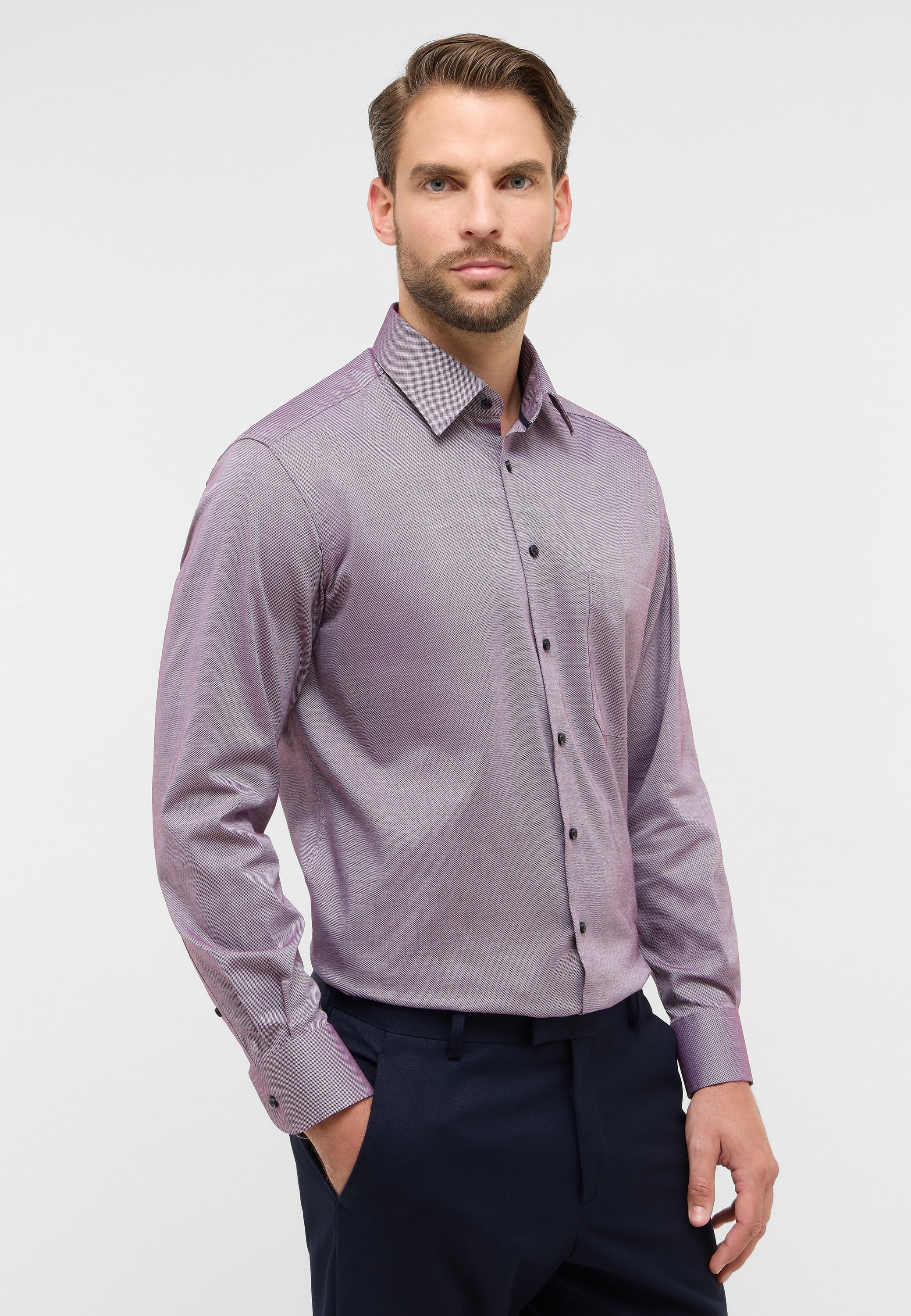 Eterna Langarmhemd "COMFORT FIT", NON IRON (bügelfrei) günstig online kaufen