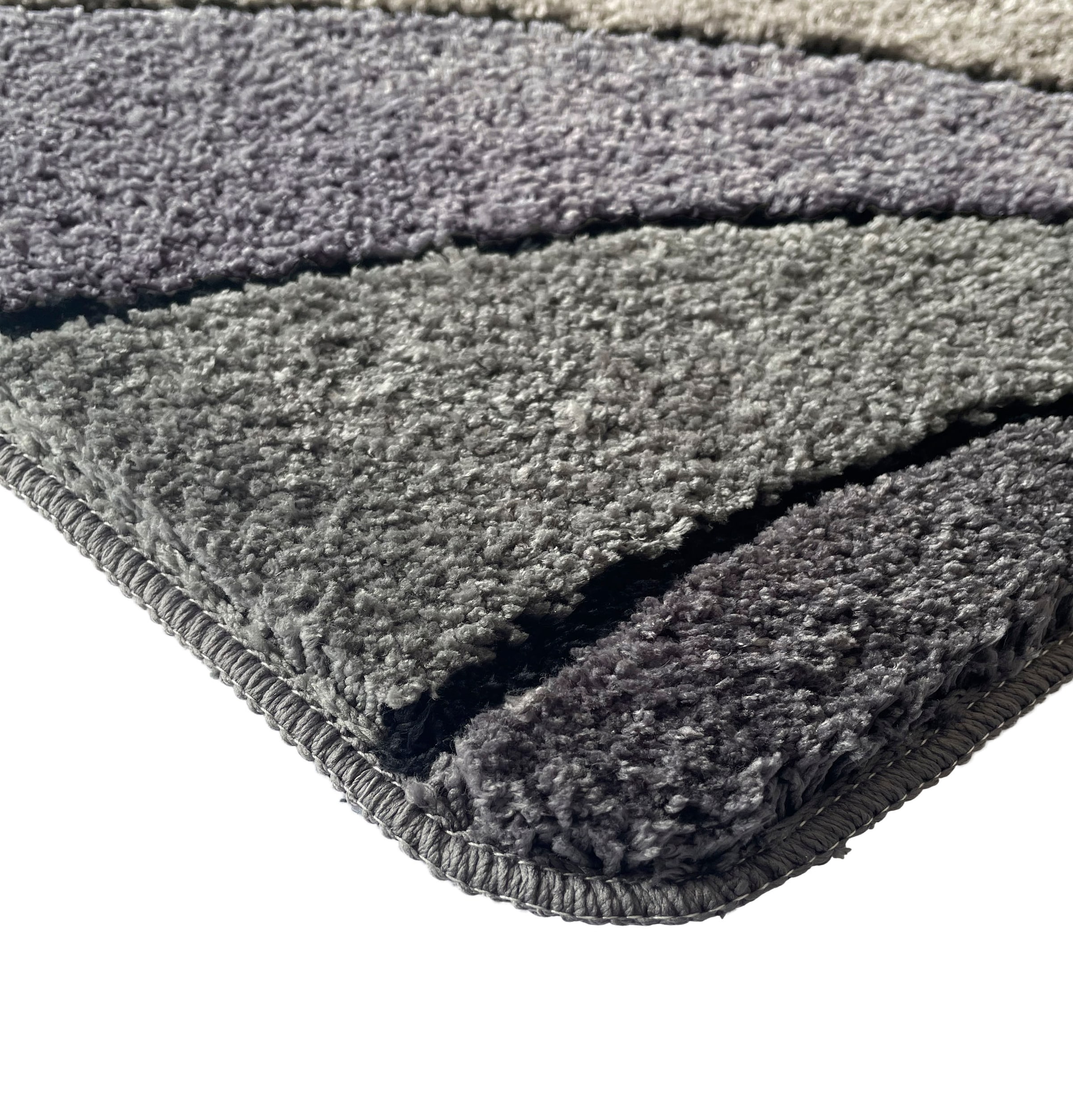 my home Badematte »Josie, Badvorleger, Badezimmer Teppich«, rutschhemmend beschichtet, fußbodenheizungsgeeignet-schnell trocknend-strapazierfähig, Badteppich, Badematten, rechteckig, rund & als 3-tlg. Set erhältlich