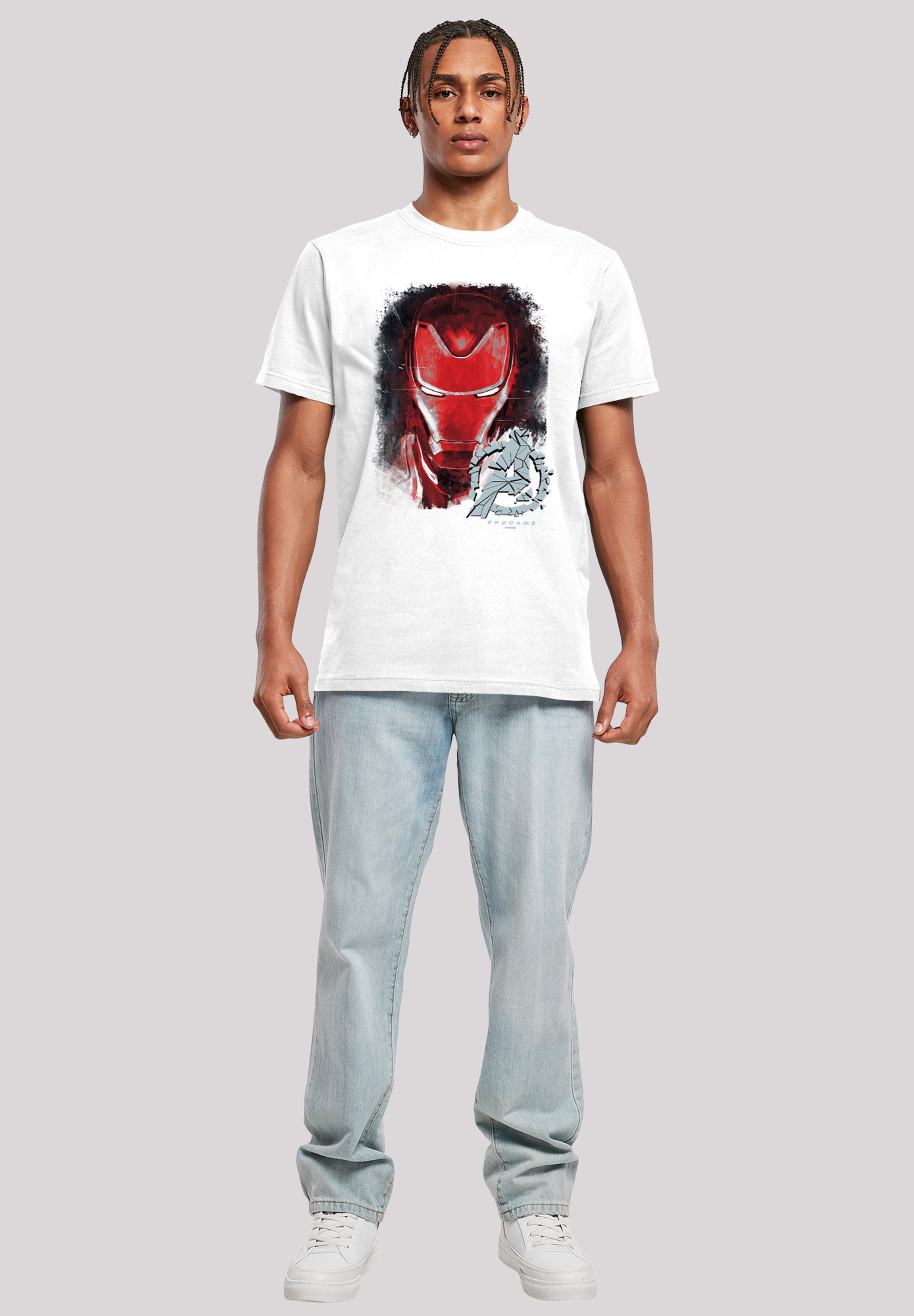 F4NT4STIC T-Shirt »Marvel Avengers Endgame Iron Man Brushed«, Herren,Premium Merch,Regular-Fit,Basic,Logo Print