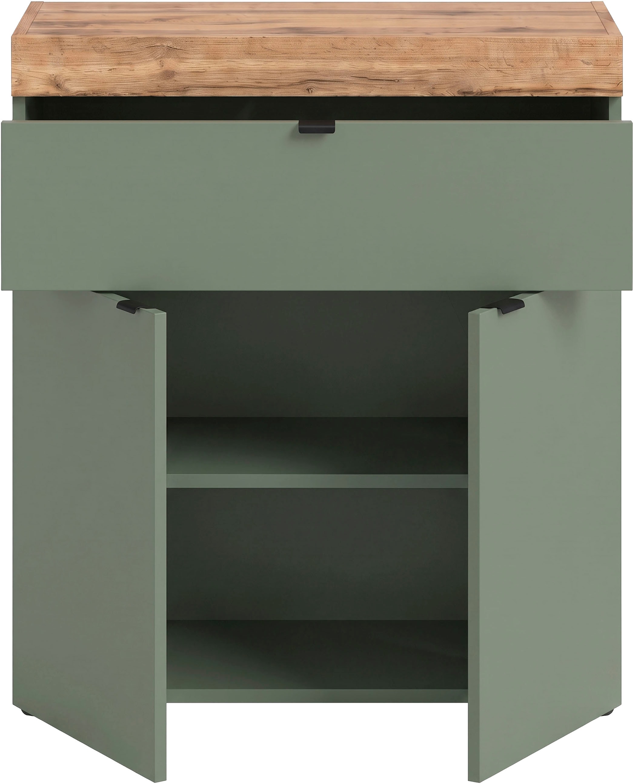 OTTO home Kommode »MAMBO II, Breite 77cm, 2 Türen, 1 Einlegeboden, 1 Schubkasten« 1 Stk. tlg. Kommode, Anrichte, Wohnzimmer, Schlafzimmer