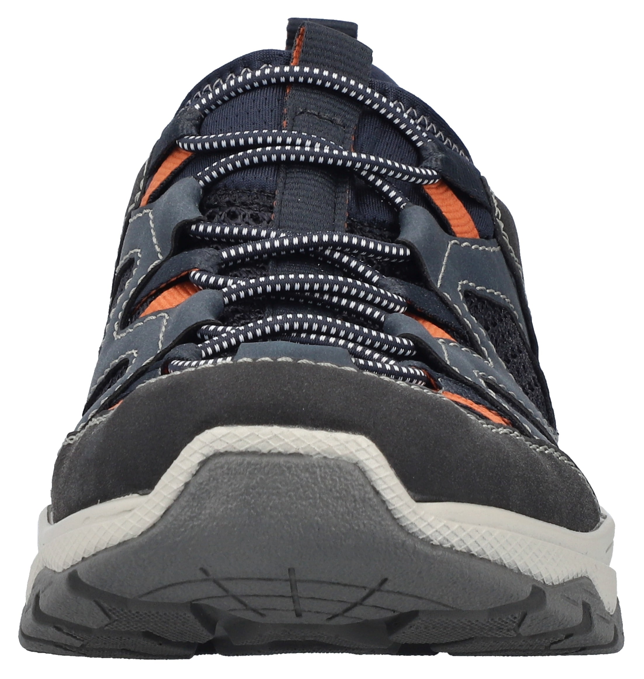 Rieker Slip-On Sneaker, Trekkingschuh, Outdoorschuh, Schlupfschuh mit Gummizug