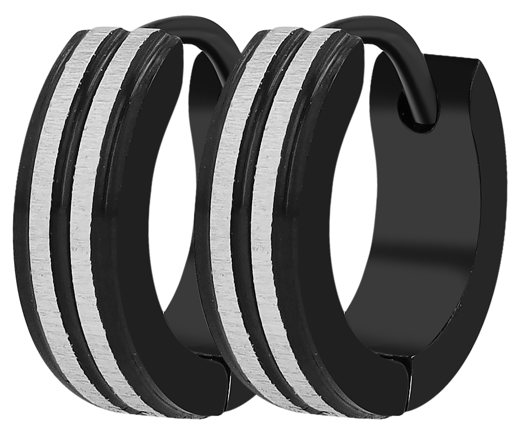 Adelia´s Klappcreolen »Unisex Ohrringe – Klappcreole aus Edelstahl« Perfekt als Geschenk zum einen besonderen Tag