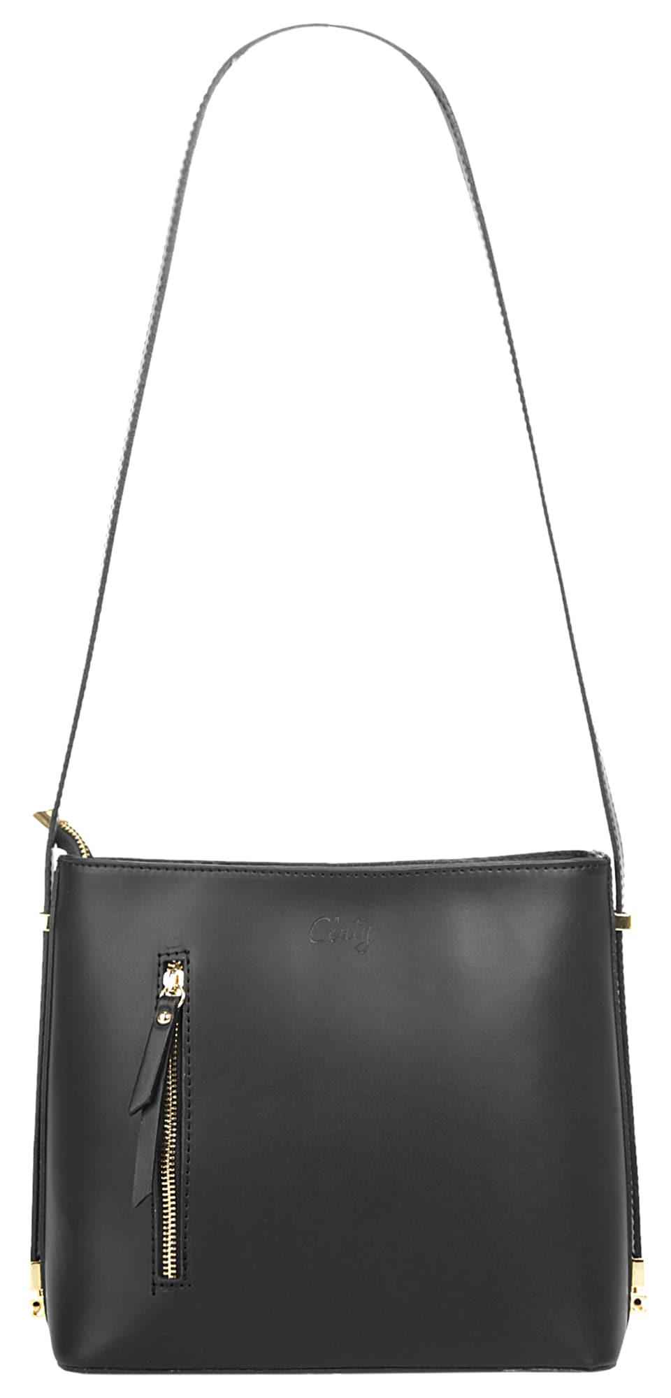 Cluty Henkeltasche echt Leder, Made in Italy