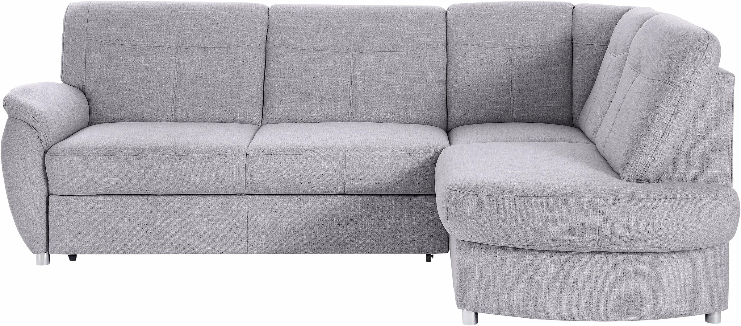 sit&more Ecksofa "Sonoma, L-Form, B: 246 cm, Bettfunktion & Bettkasten optional" Federkern, komfortable Sitzhöhe 45 cm, frei im Raum stellbar