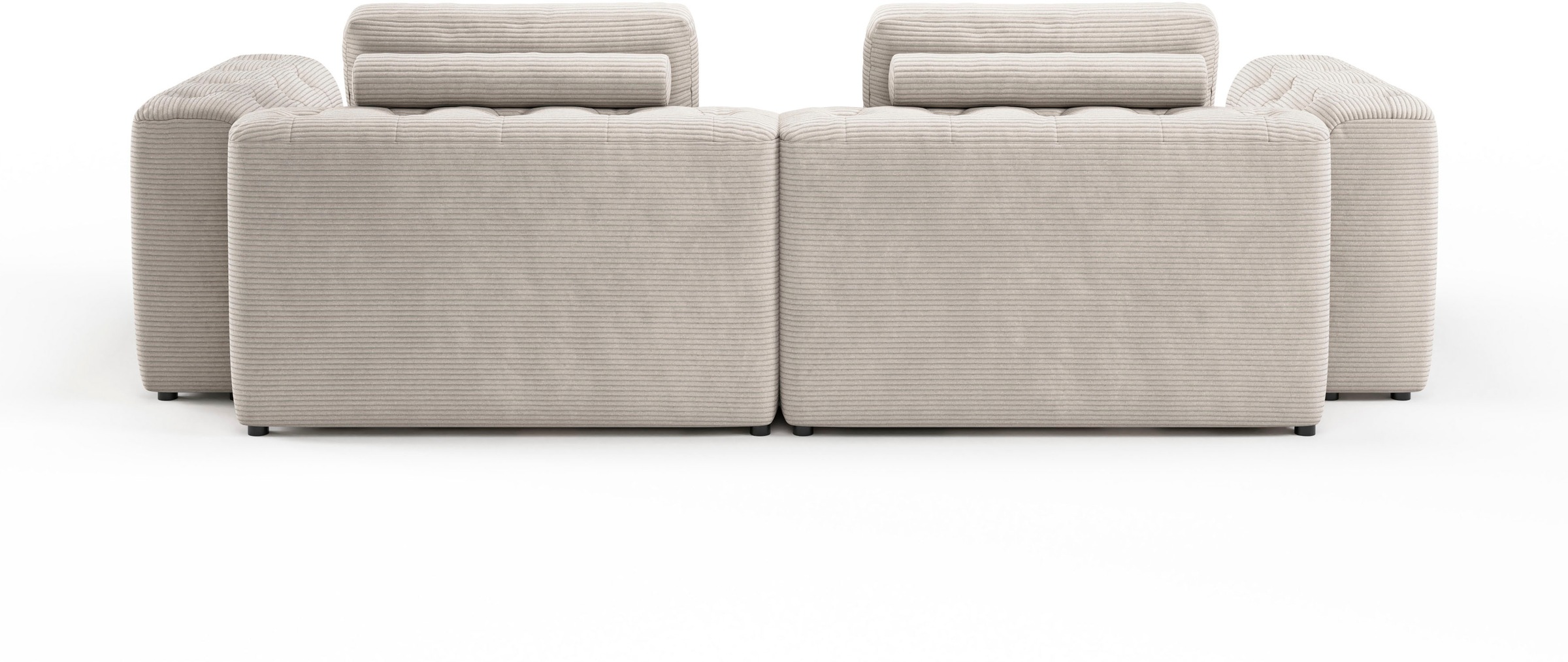 RAUM.ID 2,5-Sitzer »Cushid«, Modulsofa, bestehend aus 2 Teilen, Breite 268 cm