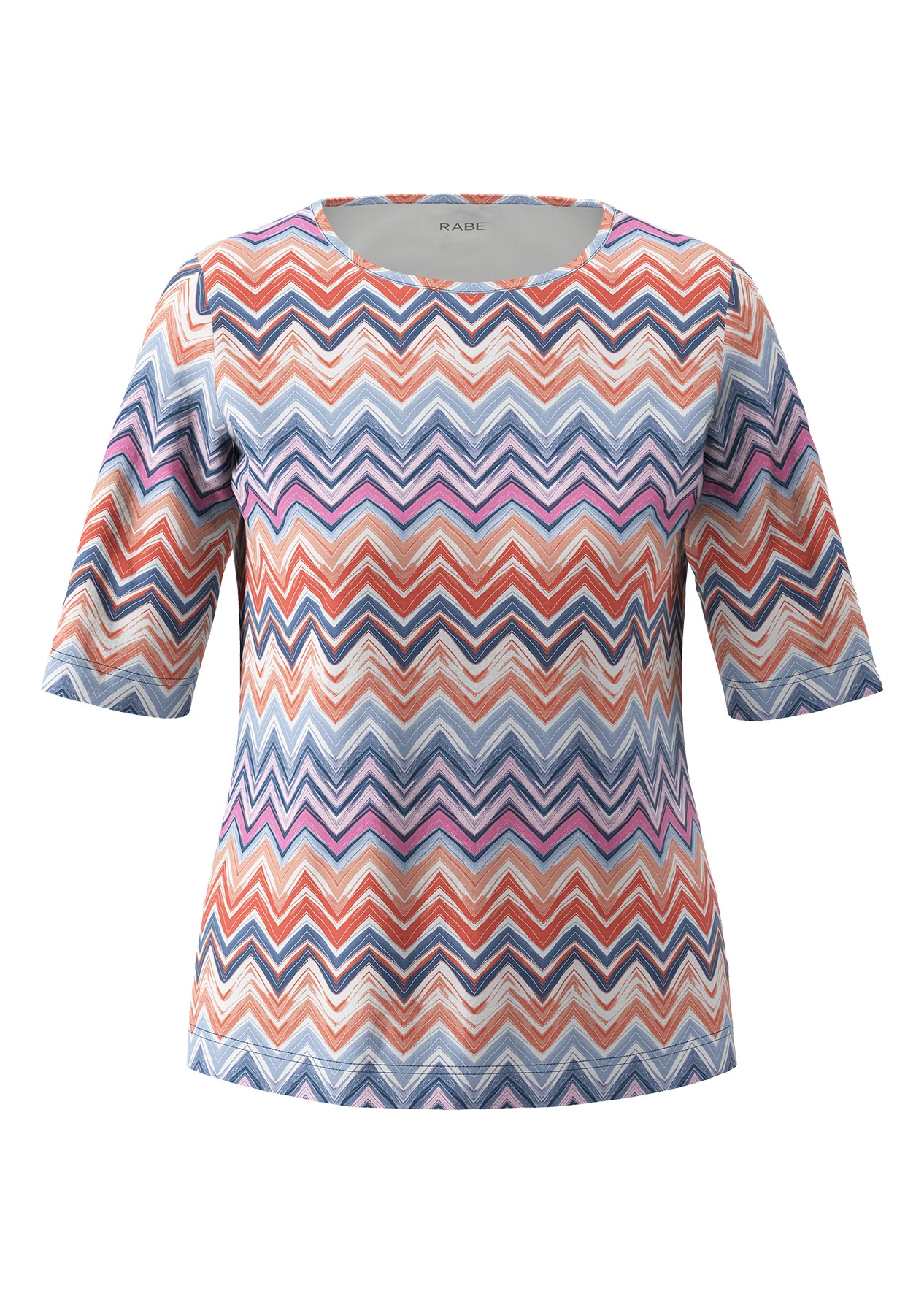 Rabe T-Shirt, mit All-Over Print