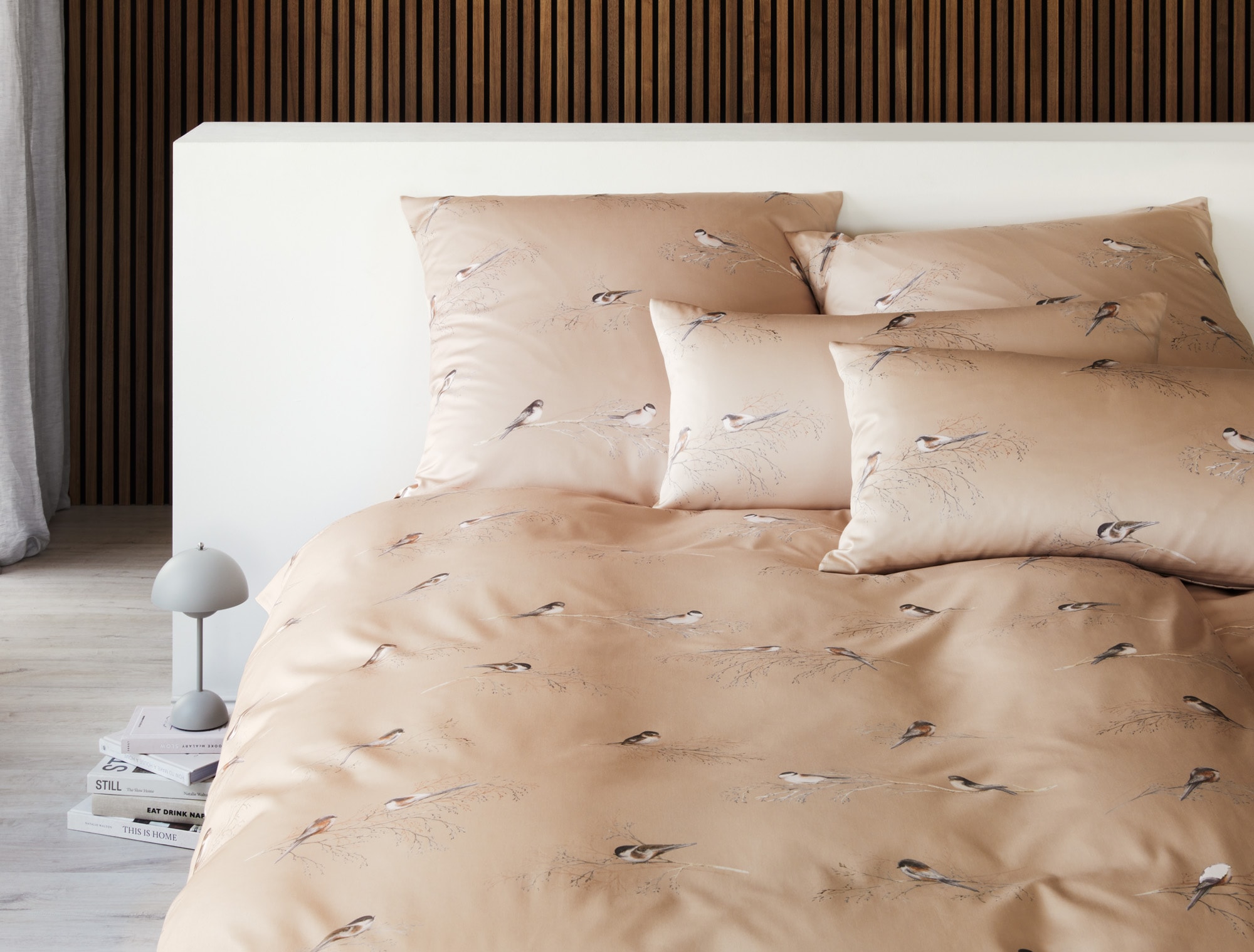 Elegante Bettwäsche "Spätzchen" 2 Stk. tlg. angenehmes Hautgefühl günstig online kaufen