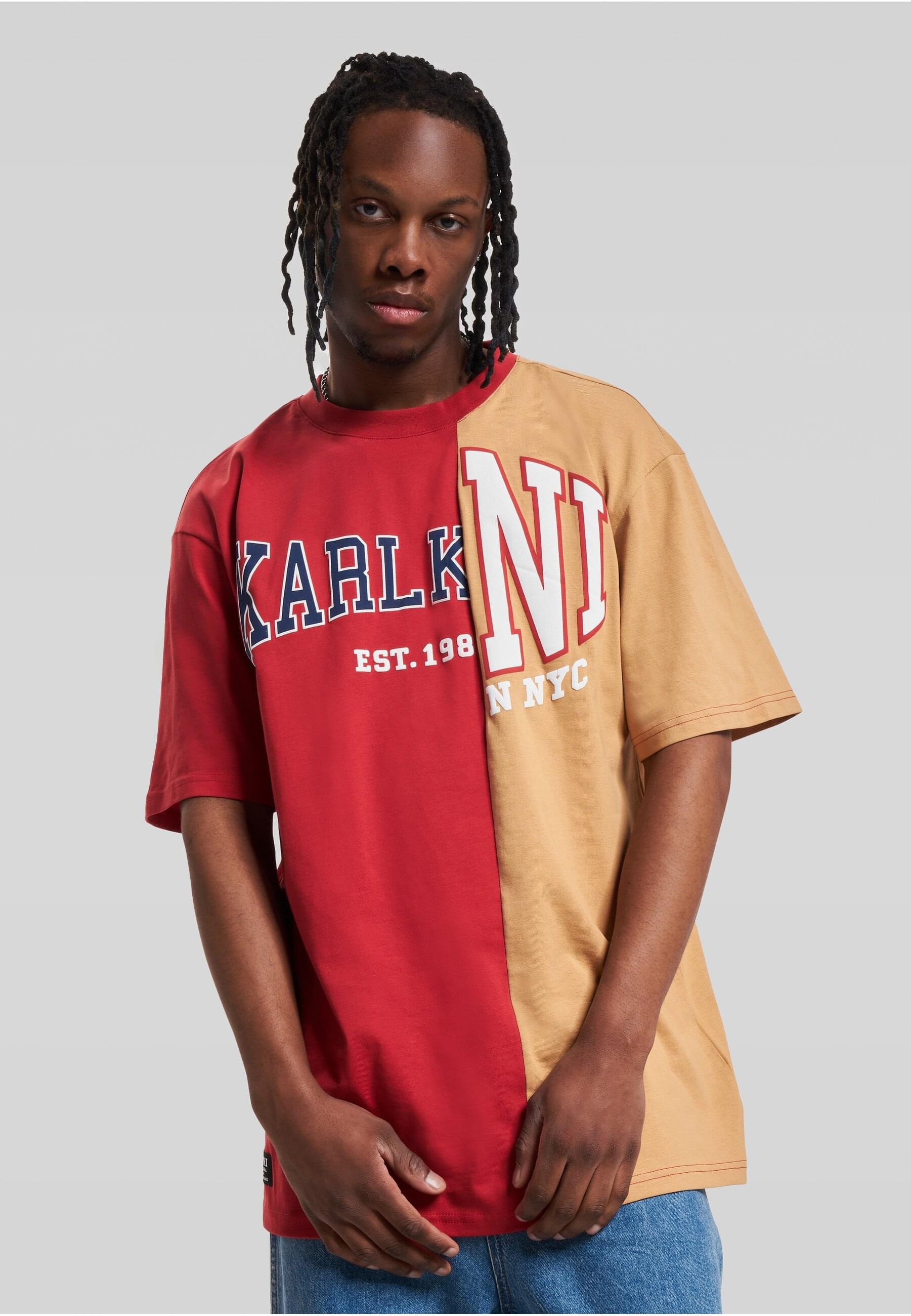 Karl Kani T-Shirt »Karl Kani Herren KU234-004-2 KK Woven Retro Split Tee« 1 Stk.