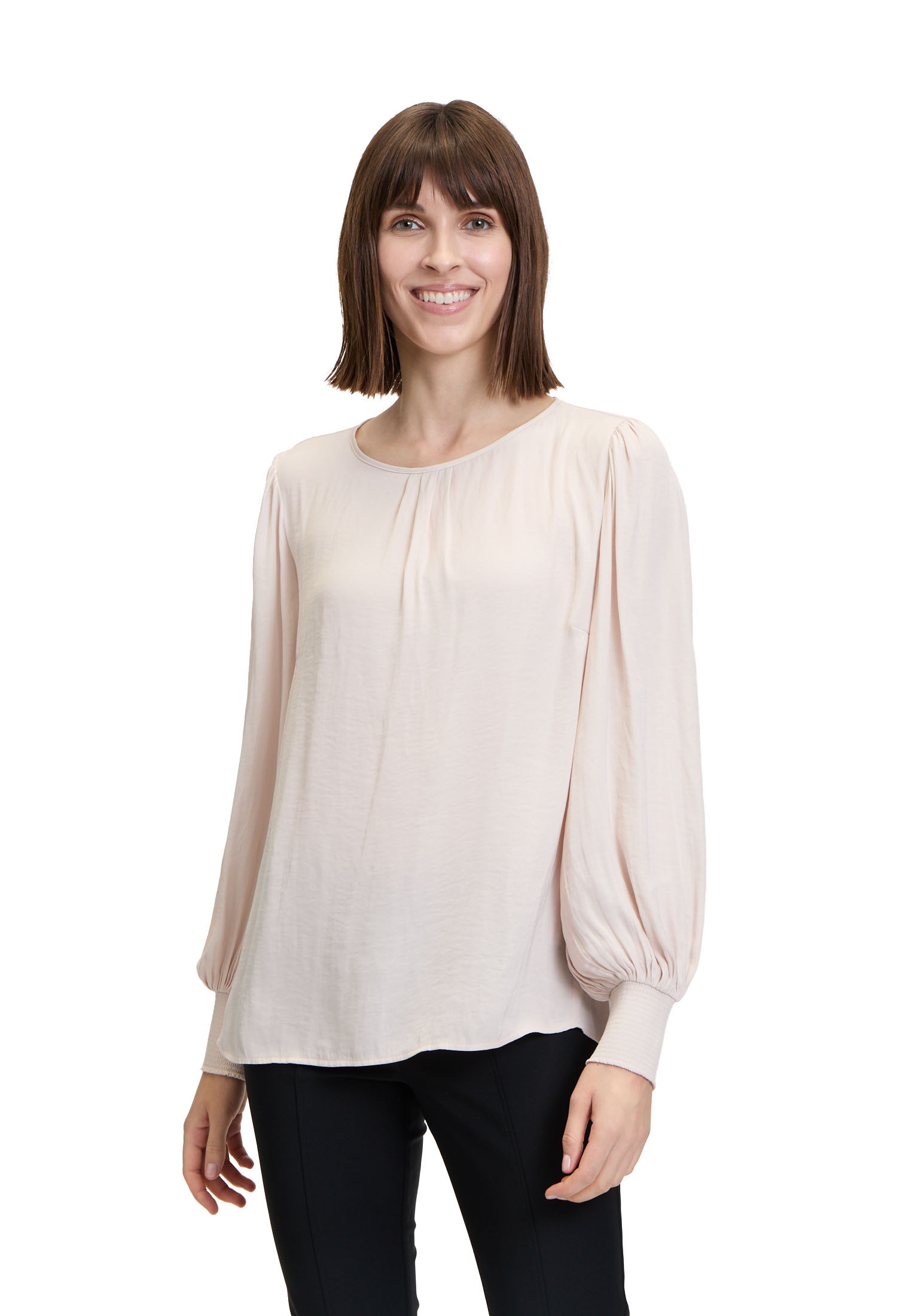 Betty Barclay Satinbluse "Betty Barclay Damen Satin-Bluse langarm" günstig online kaufen