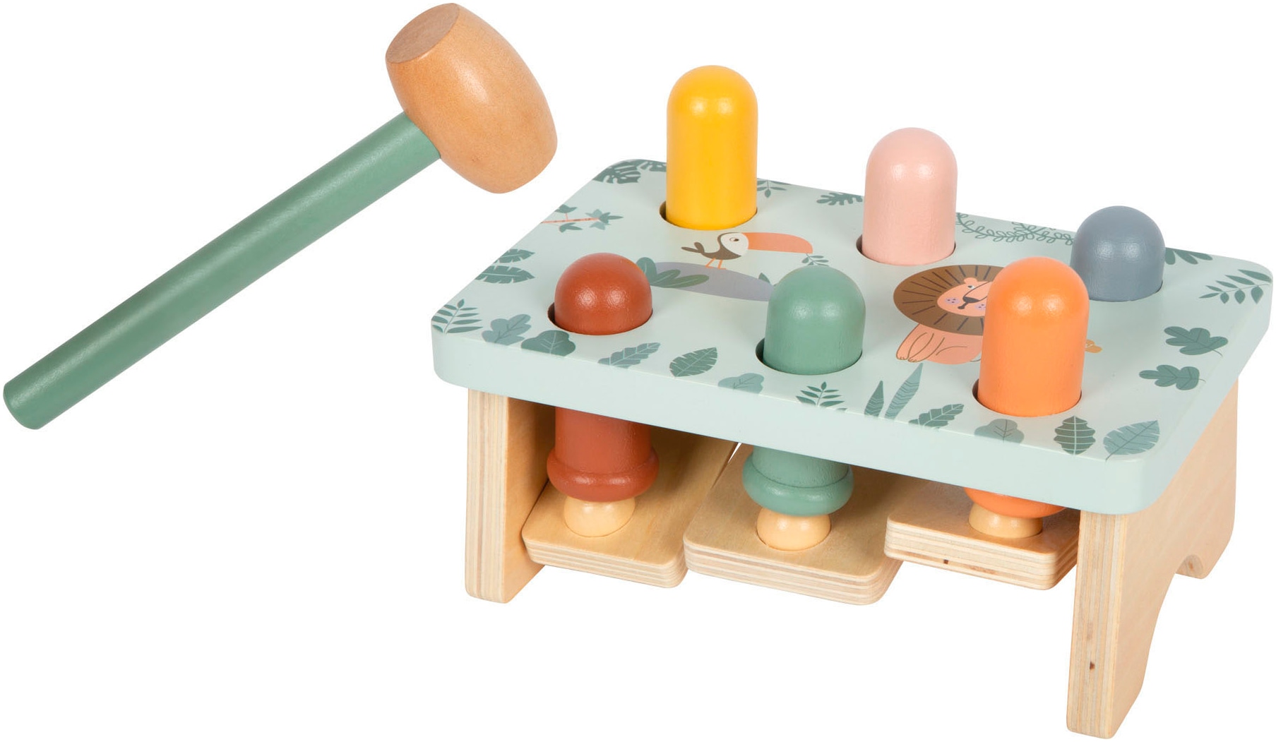 Small Foot Klopfbank »Safari« aus Holz, FSC® - schützt Wald