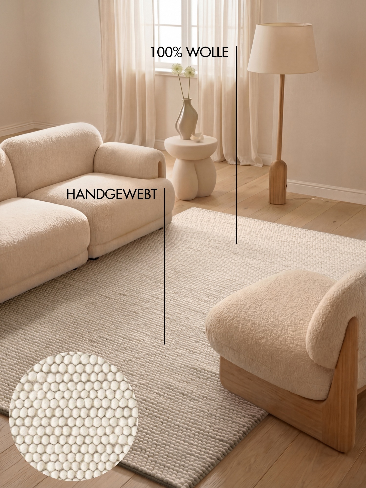 Ted Baker Diana Rug Natural/White 120x170 cm 2