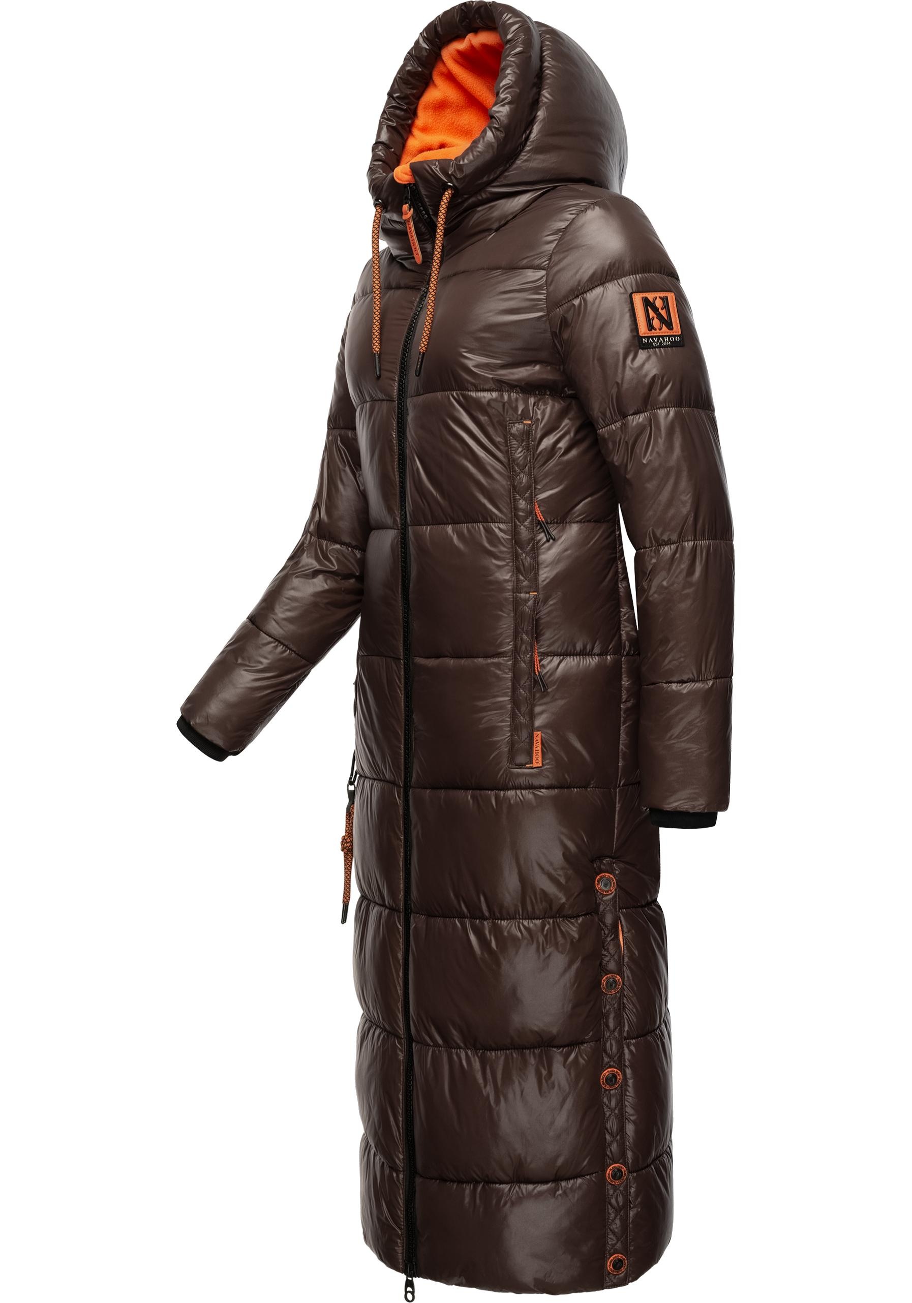 Navahoo Steppmantel "Schmuseengel", warm gefütterte Winter Steppjacke mit K günstig online kaufen