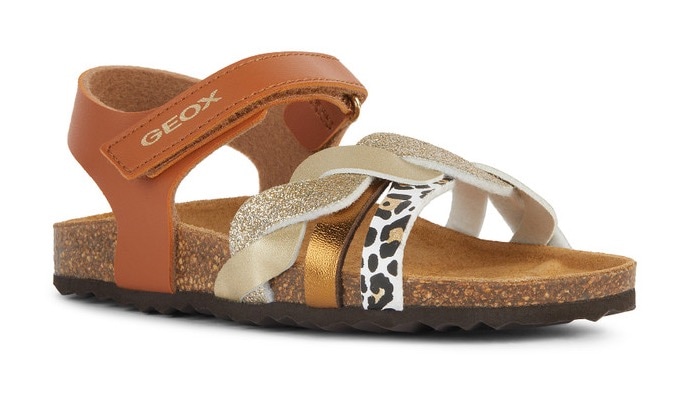 Geox Sandale "J ADRIEL GIRL B", Sommerschuh, Klettschuh, Sandalette, mit Klettverschluss