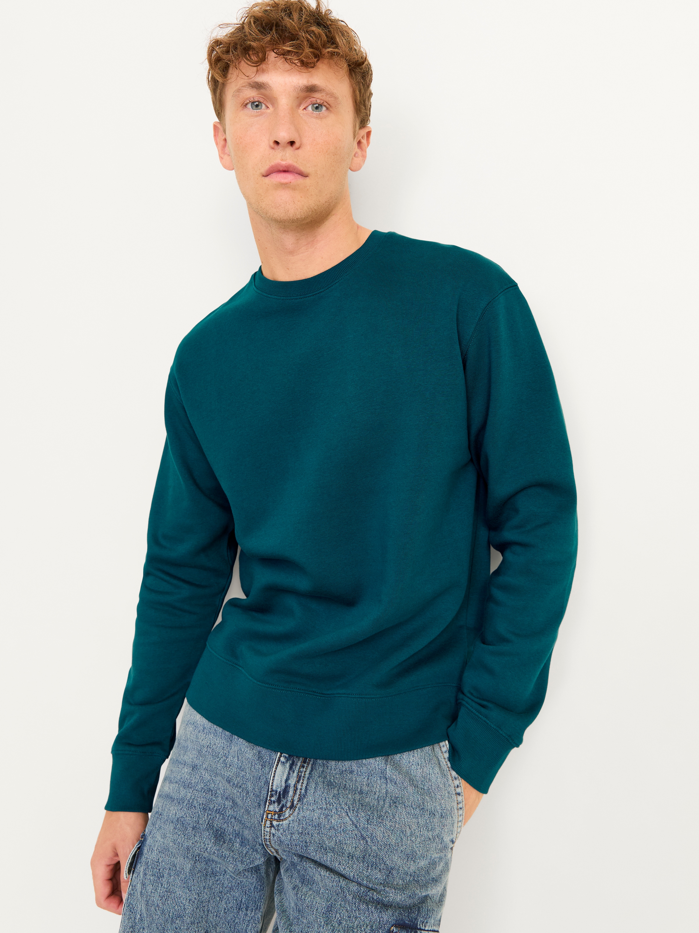 Sweatshirt »JJESTAR BASIC SWEAT CREW NECK NOOS«, mit Rundhalsausschnitt