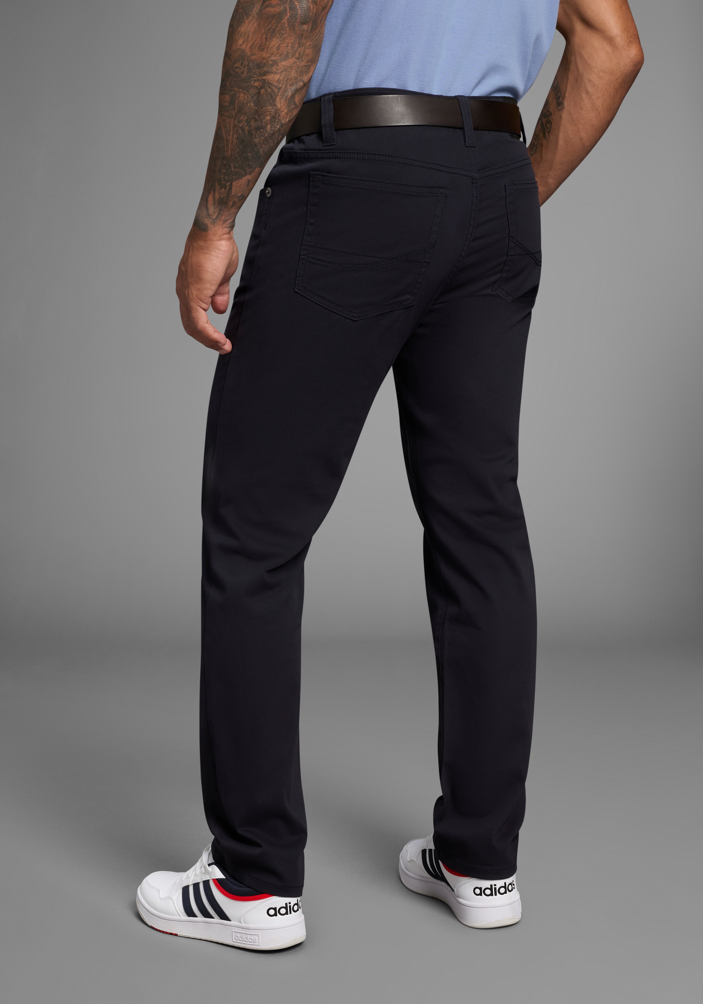 Mans World 5-Pocket-Hose, Stretchhose mit Dehnbund günstig online kaufen