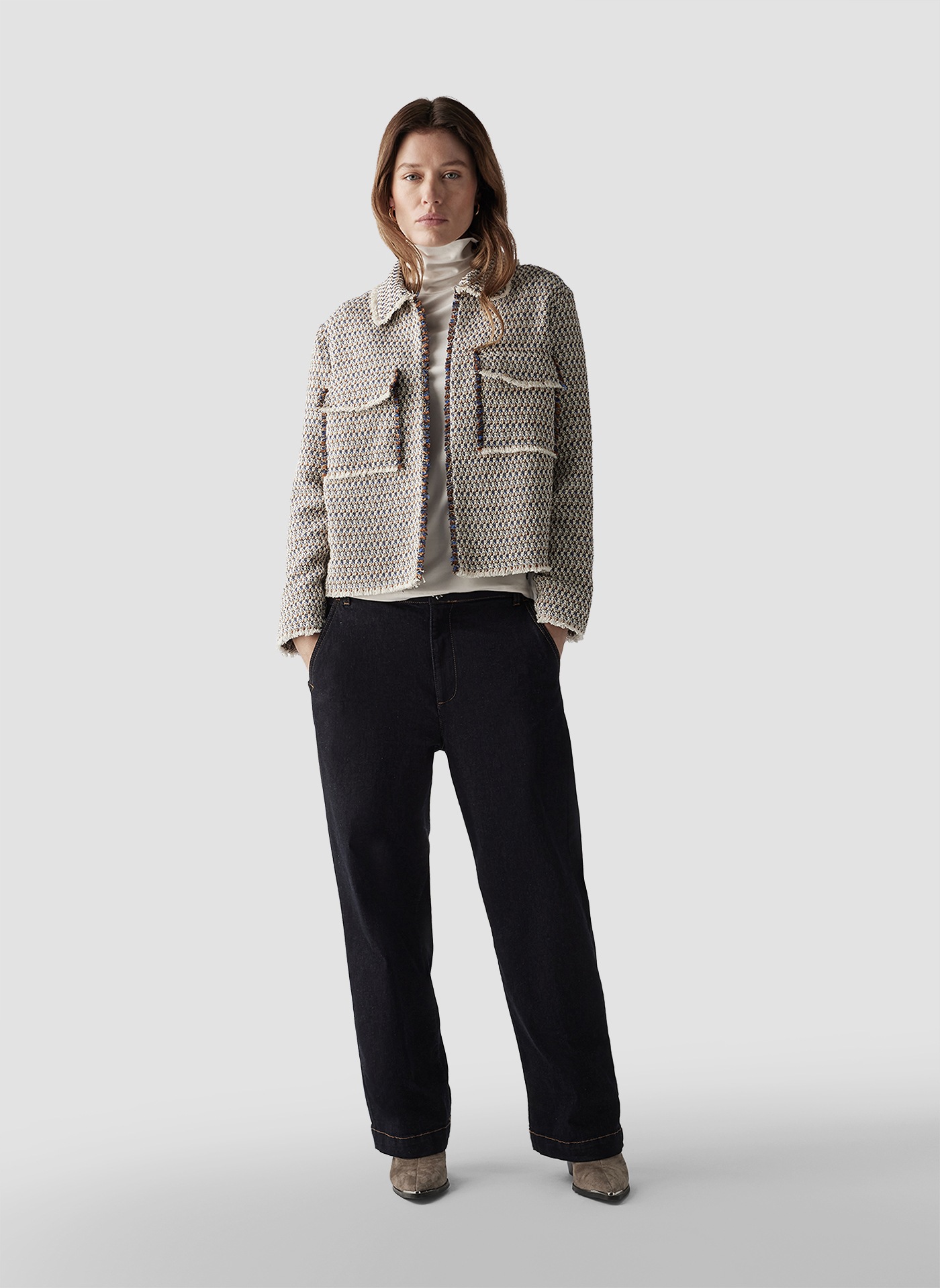 LeComte Blouson »LeComte Klassische Tweed-Jacke für zeitlose Eleganz«