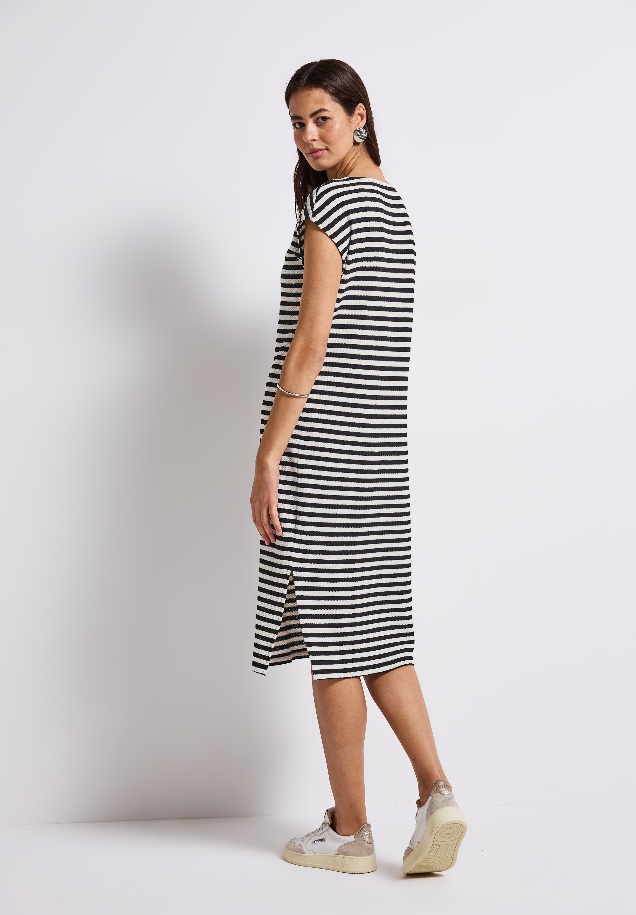 STREET ONE Midikleid, mit Streifen günstig online kaufen