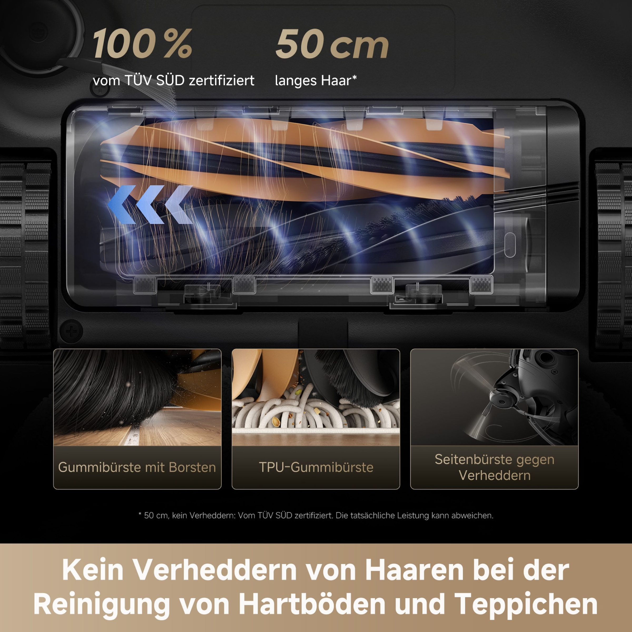 Dreame Saugroboter »mit Wischfunktion Matrix 10 Ultra« Mop-Wechsel, drei Reinigungsmittel, überwindet Hindernisse, 30.000 Pa