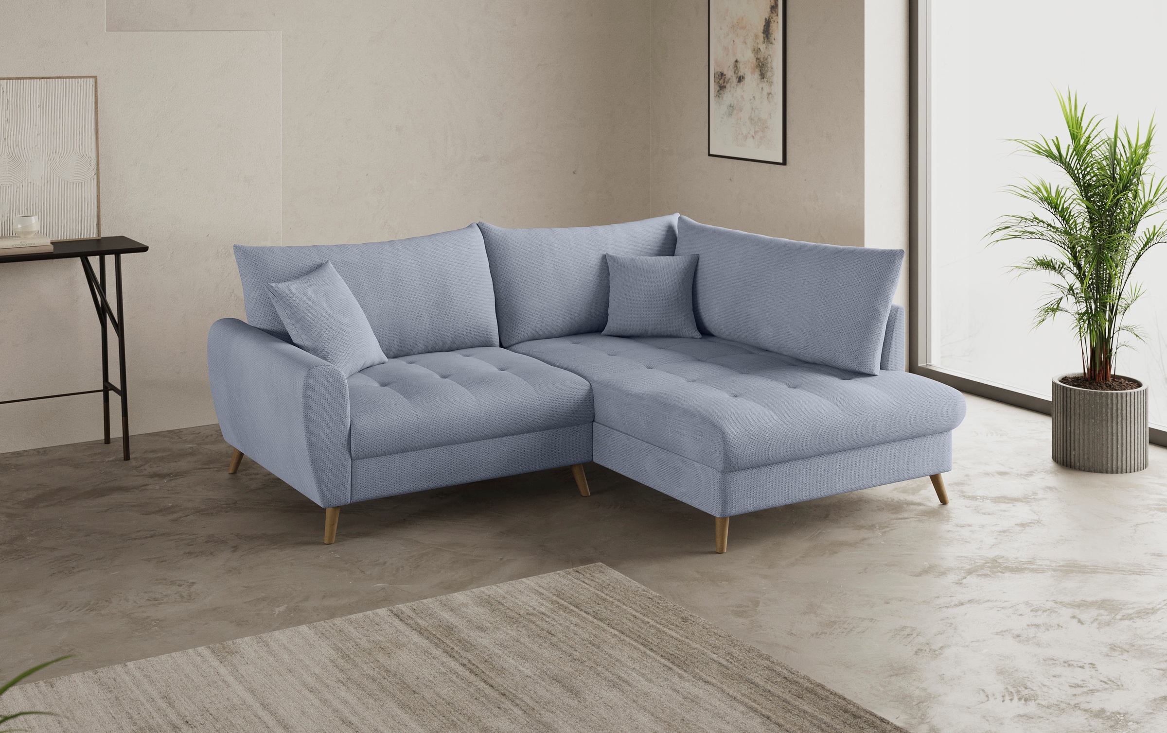 Mr. Couch Ecksofa "Blackburn II, L-Form", Mit Kaltschaumpolsterung bis 140 günstig online kaufen