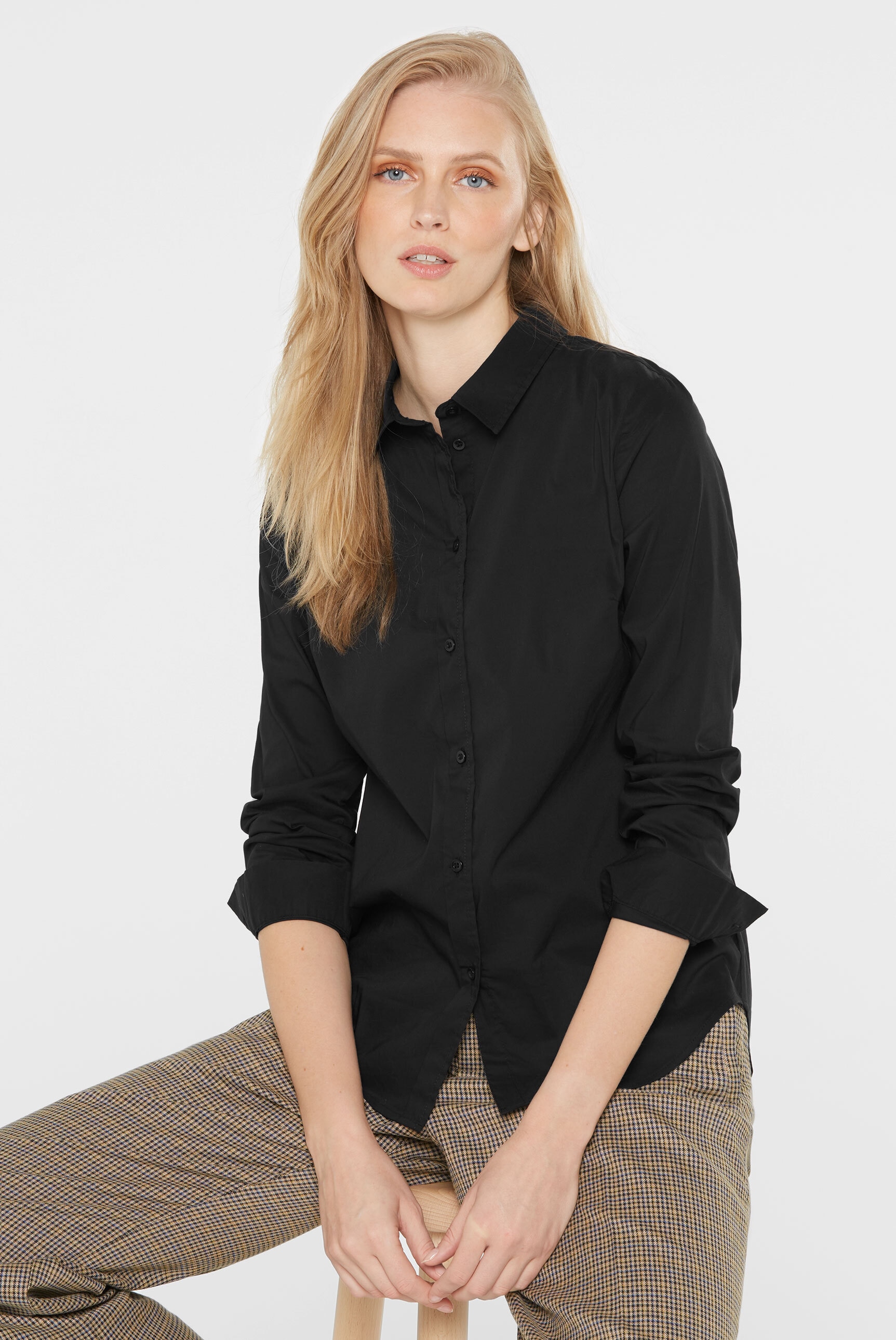 SENSES.THE LABEL Langarmbluse, mit Baumwolle günstig online kaufen