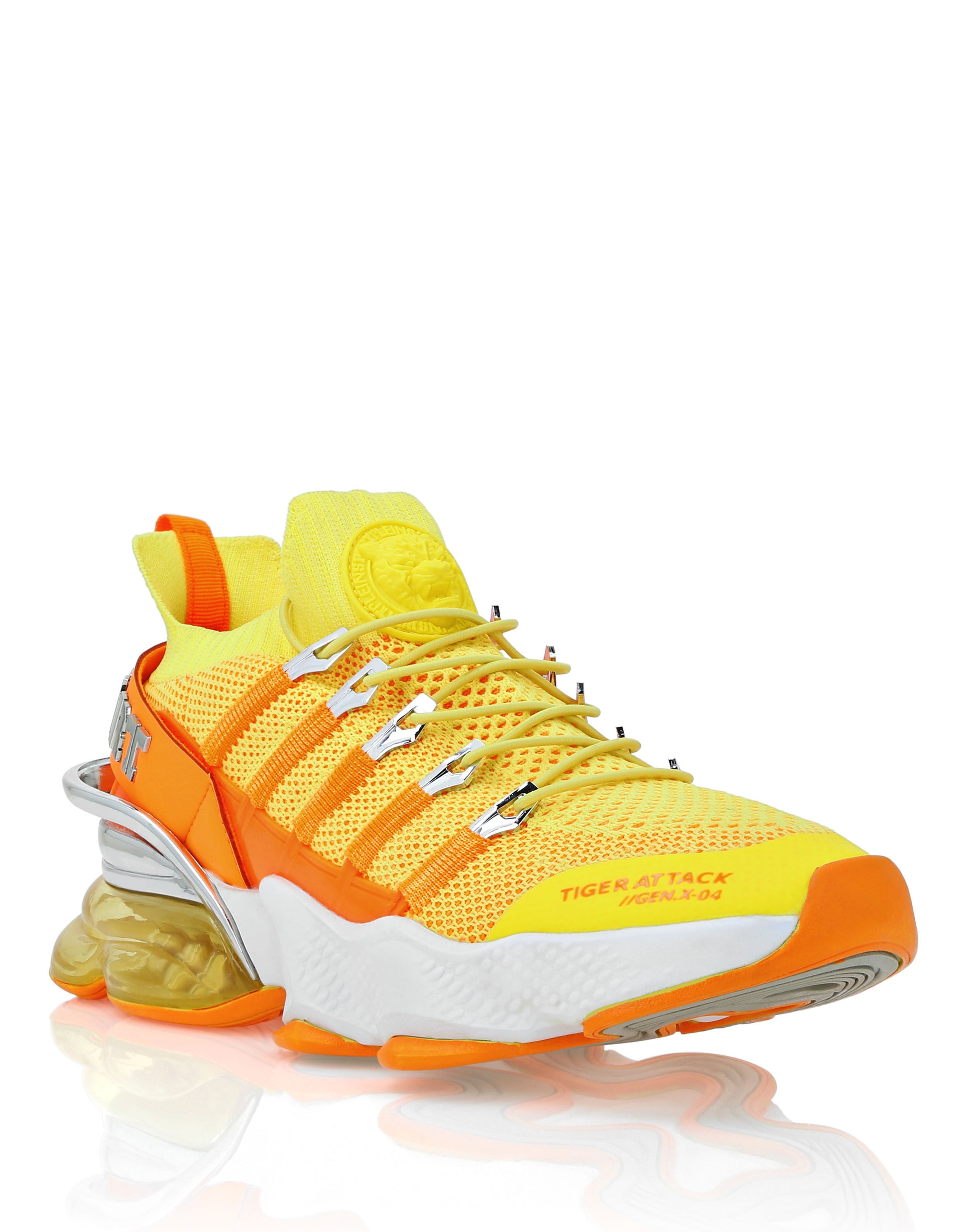 Plein Sport Tiger Attack Sneaker Yellow/Orange 38 7