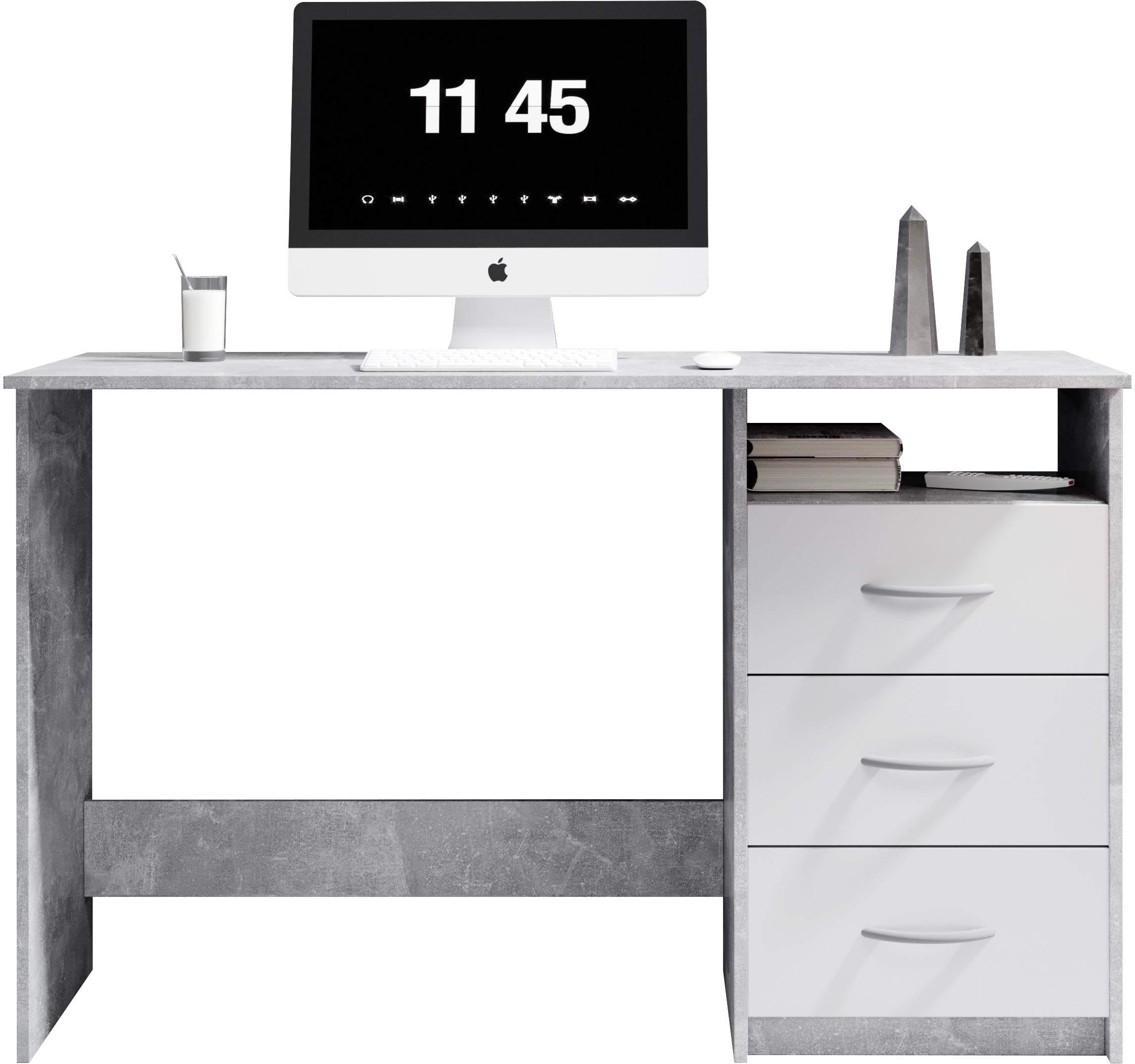 BEGA OFFICE Schreibtisch "Adria, Computertisch,", Schubkästen rechts oder l günstig online kaufen