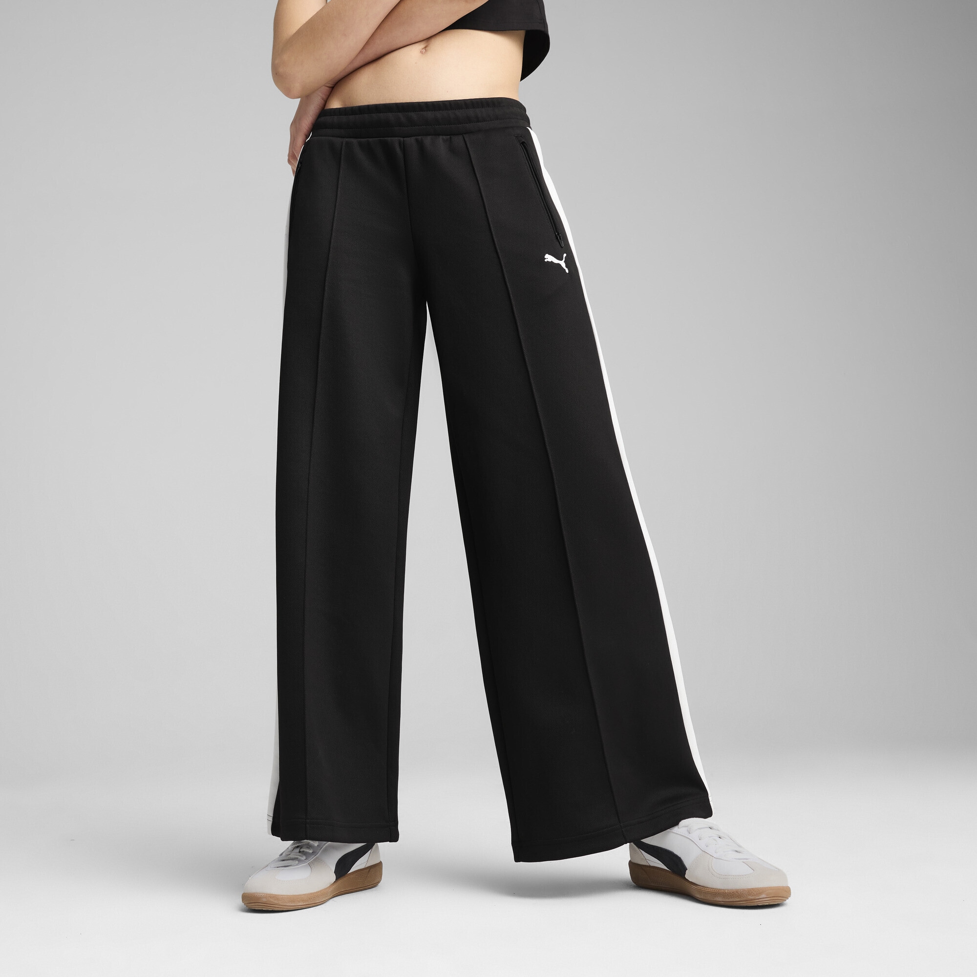 PUMA Sporthose »T7 Trainingshose mit niedrigem Bund Damen«