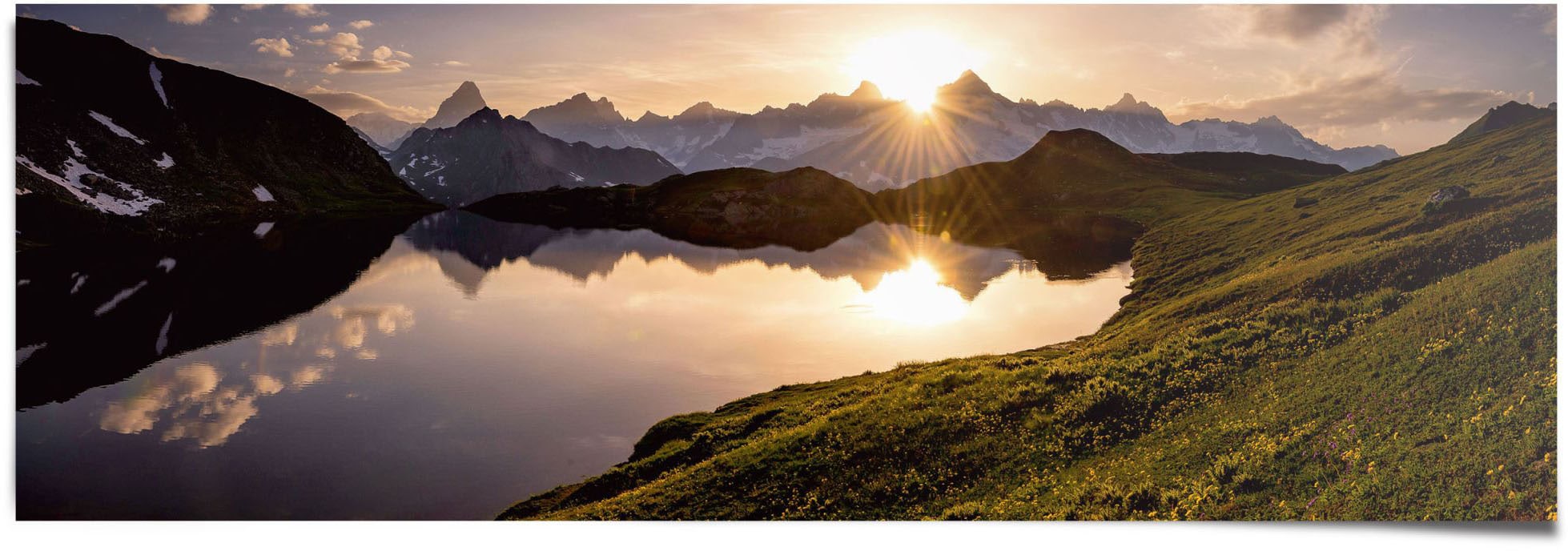 Reinders "Bergsee Sonnenuntergang" 1 tlg. günstig online kaufen
