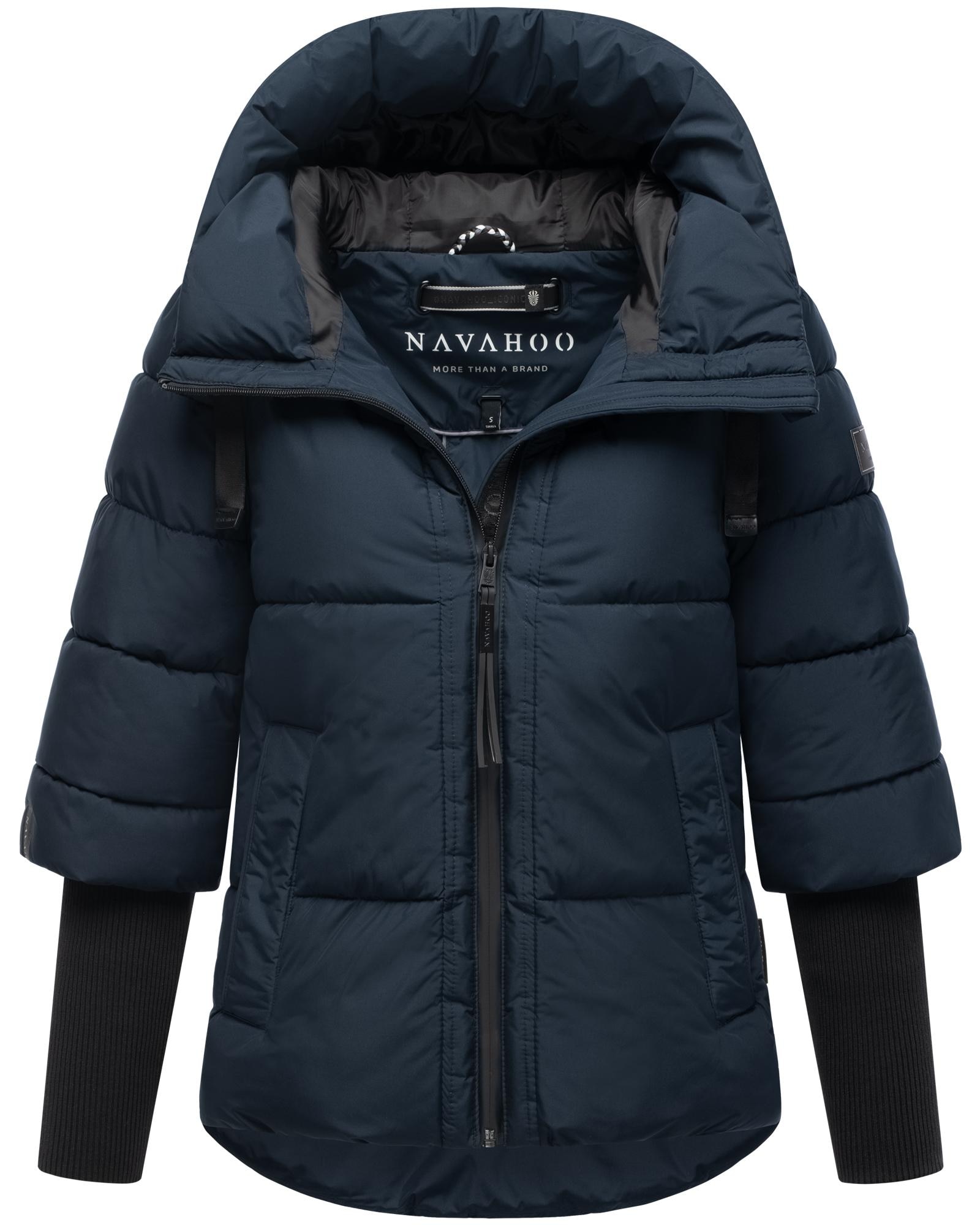 Navahoo Steppjacke "Lotusherz XIV" mitKapuze Warme gesteppte Winterjacke mi günstig online kaufen