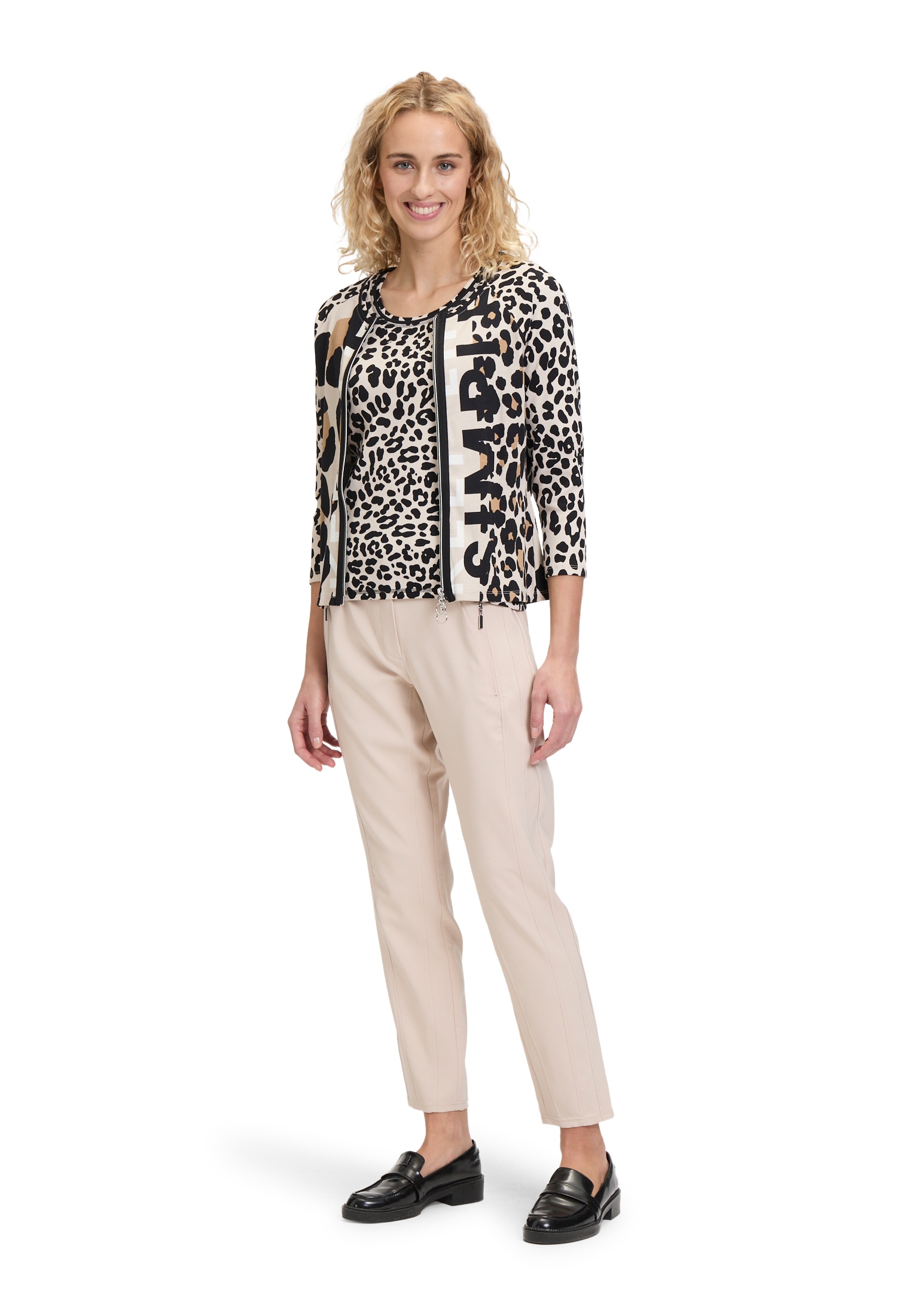 Betty Barclay Shirtjacke »Betty Barclay Shirtjacke mit Rippenstruktur«, (1 tlg.), Druck
