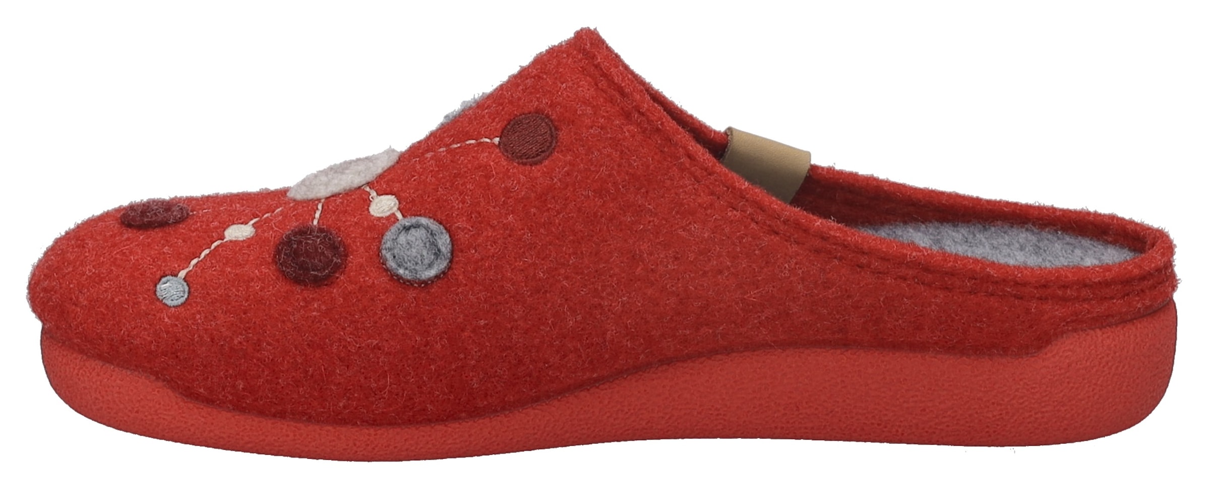 Josef Seibel Hausschuh »Cara 02«, Pantoffel, Slipper mit bunter Verzierung