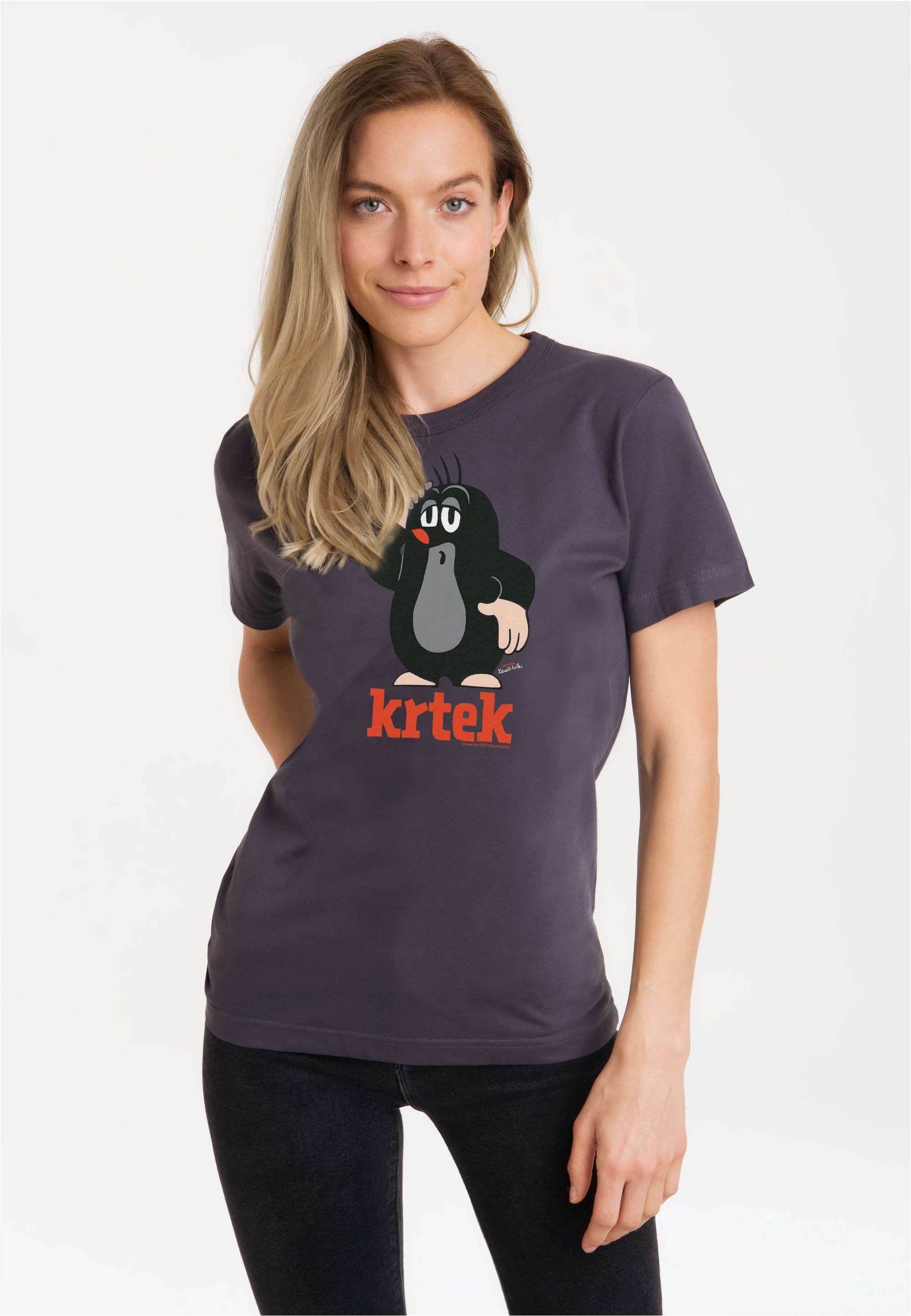 LOGOSHIRT T-Shirt "Der kleine Maulwurf Krtek" mit coolem Print günstig online kaufen