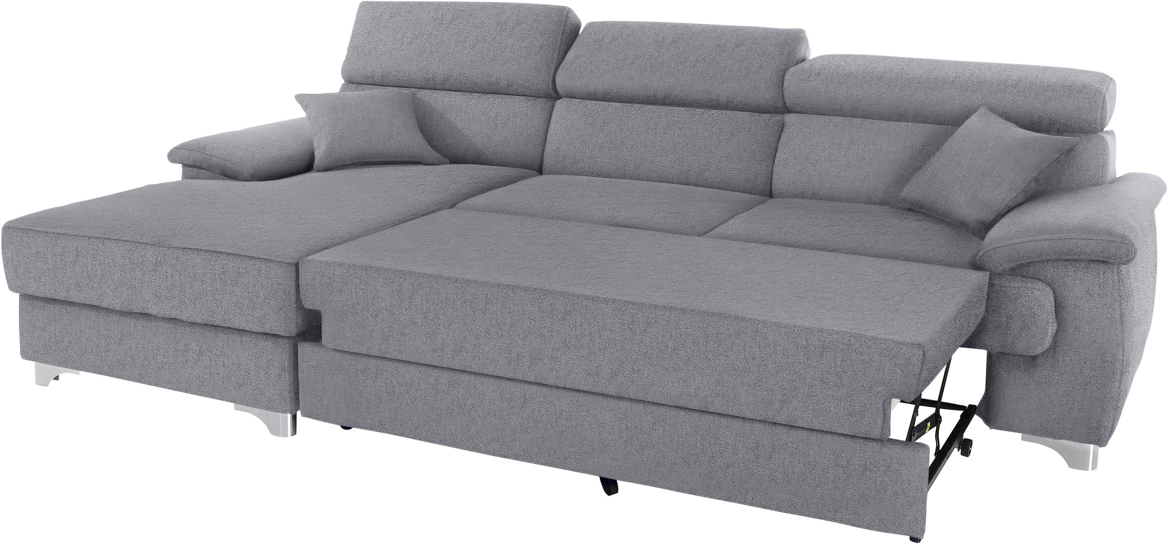 Thumbnail - DOMO collection Ecksofa "Mira, inklusive Kopfteilverstellung für mehr Wohlfühlkomfort, L-Form", wahlweise mit Bettfunkti...