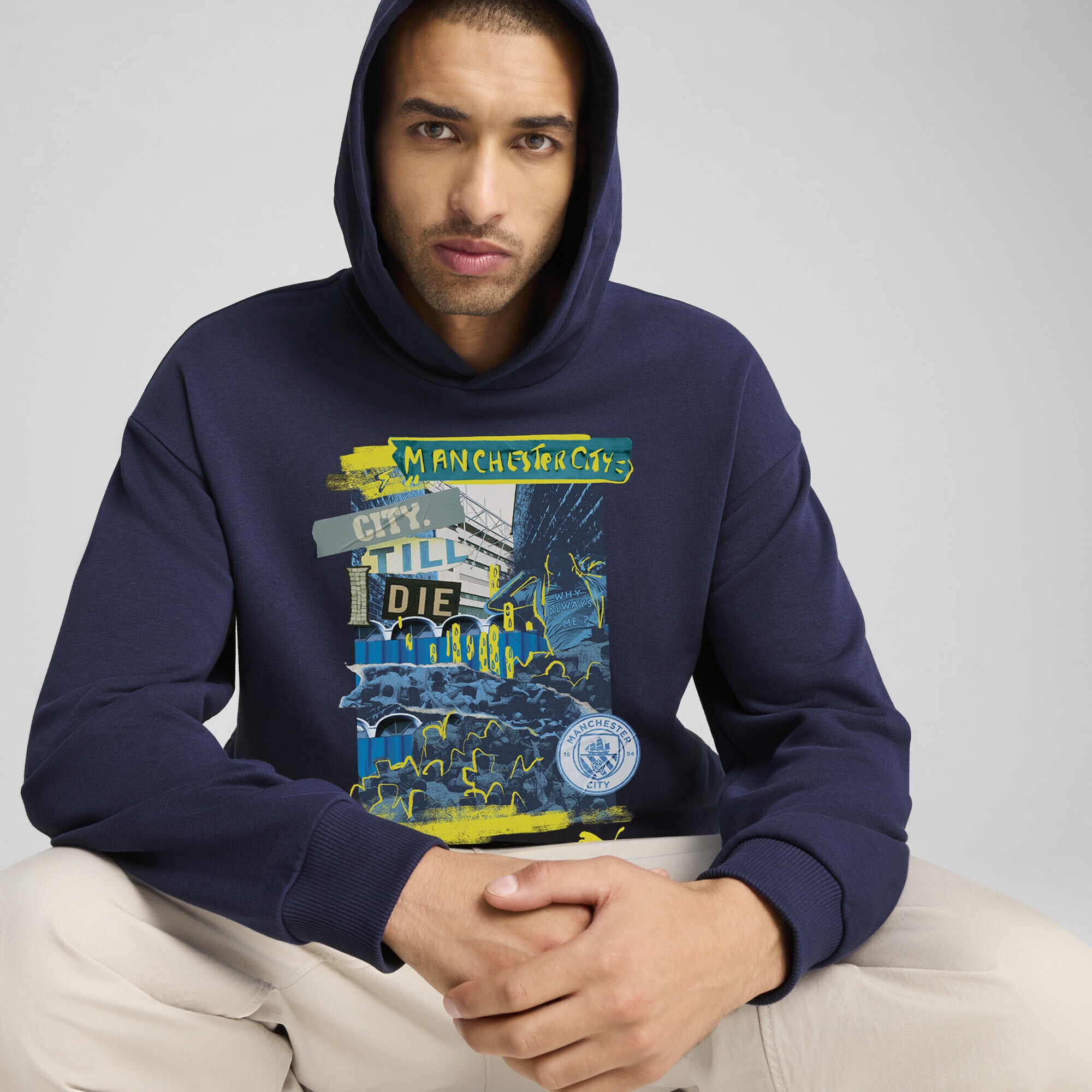 PUMA Hoodie »Manchester City ftblNRGY+ Hoodie Herren«